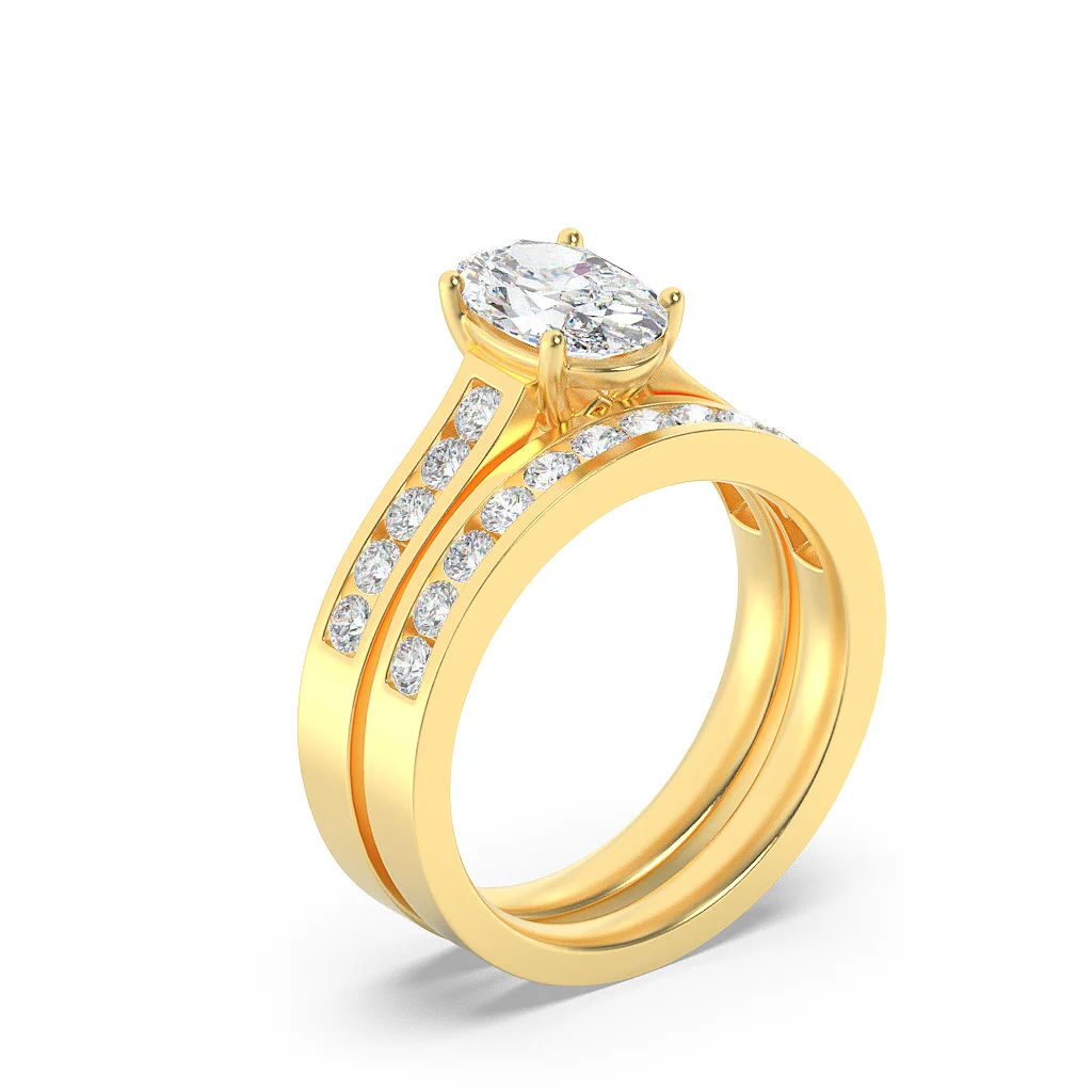 Celestial Union Bridal Ring Set 0