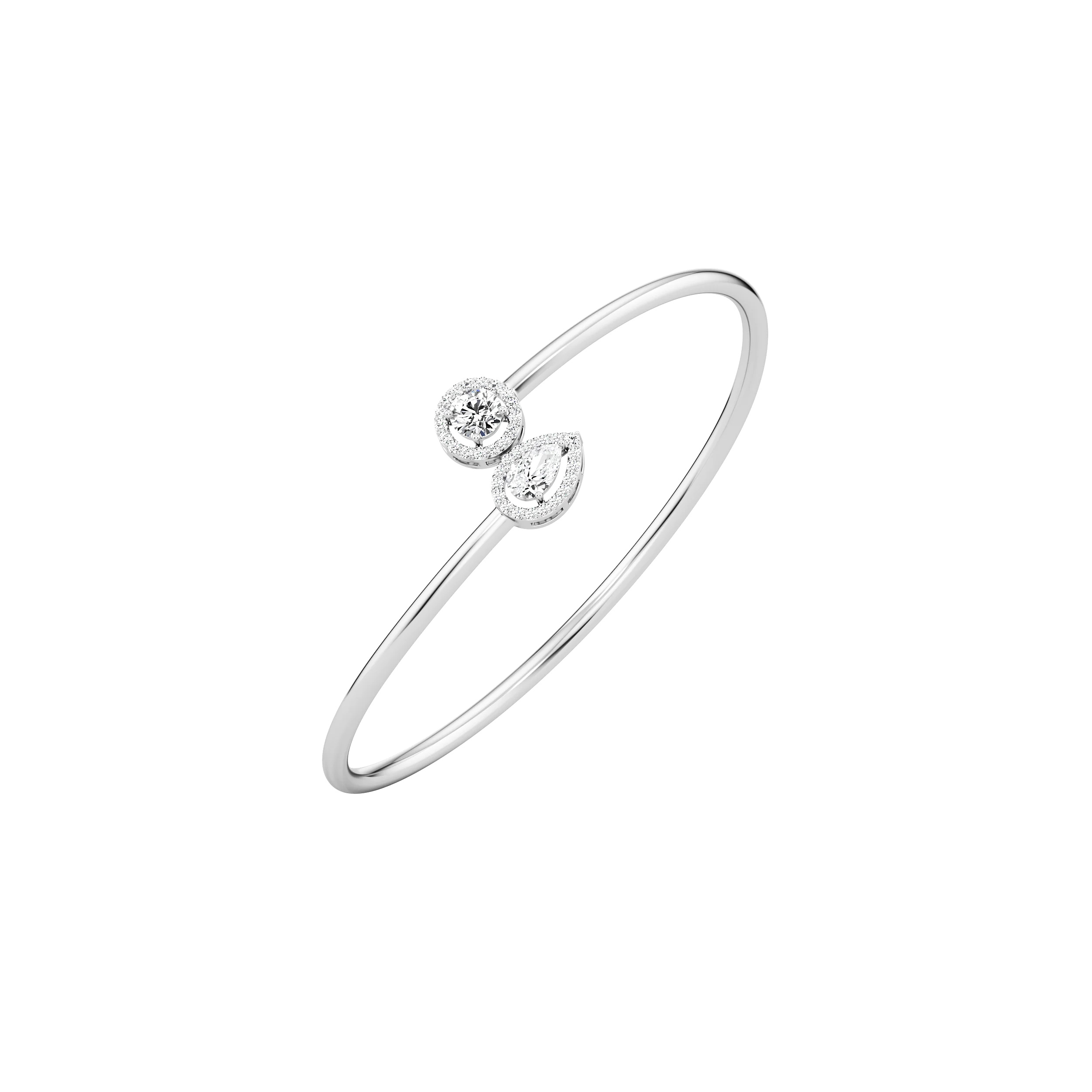 Dual Glow Diamond Bangle 5