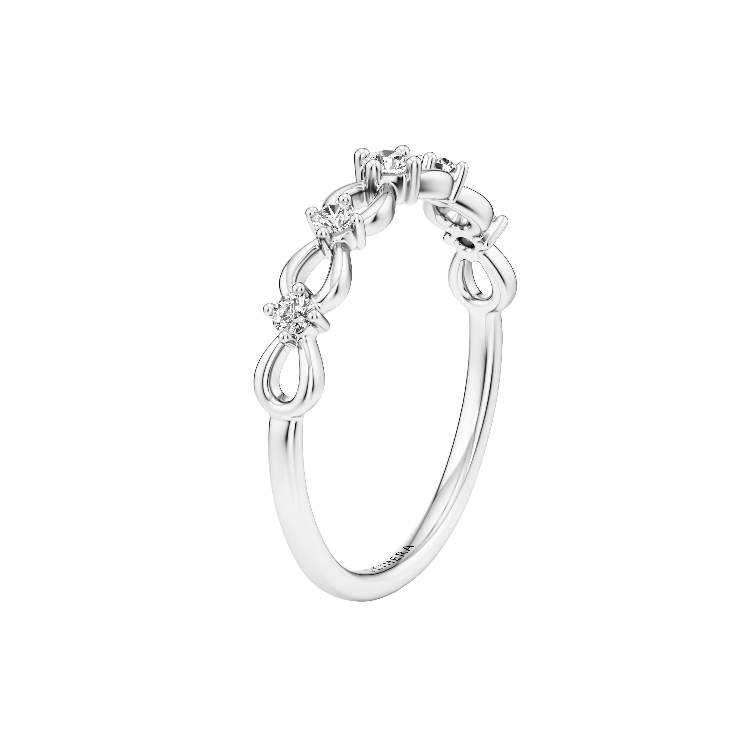 Twine Spark Ring 8