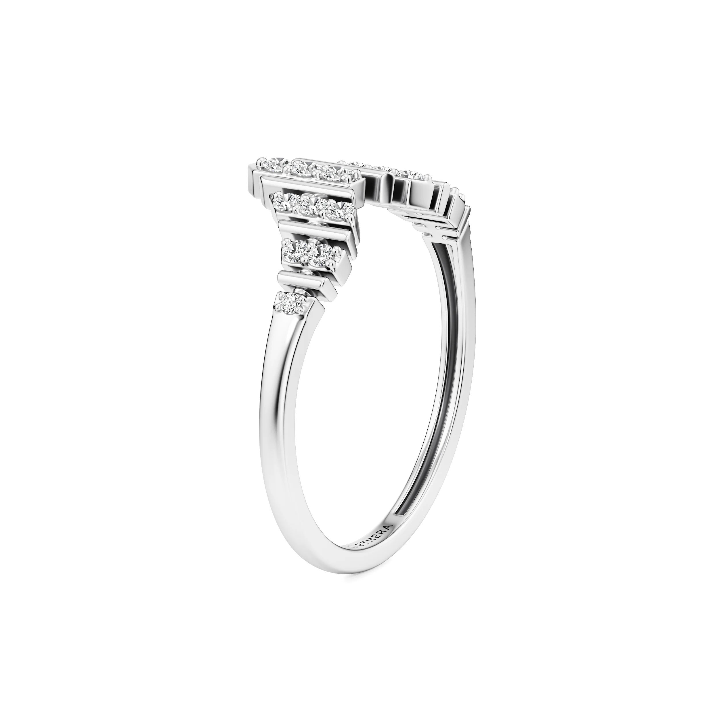 Radiant Edge Diamond Ring 8