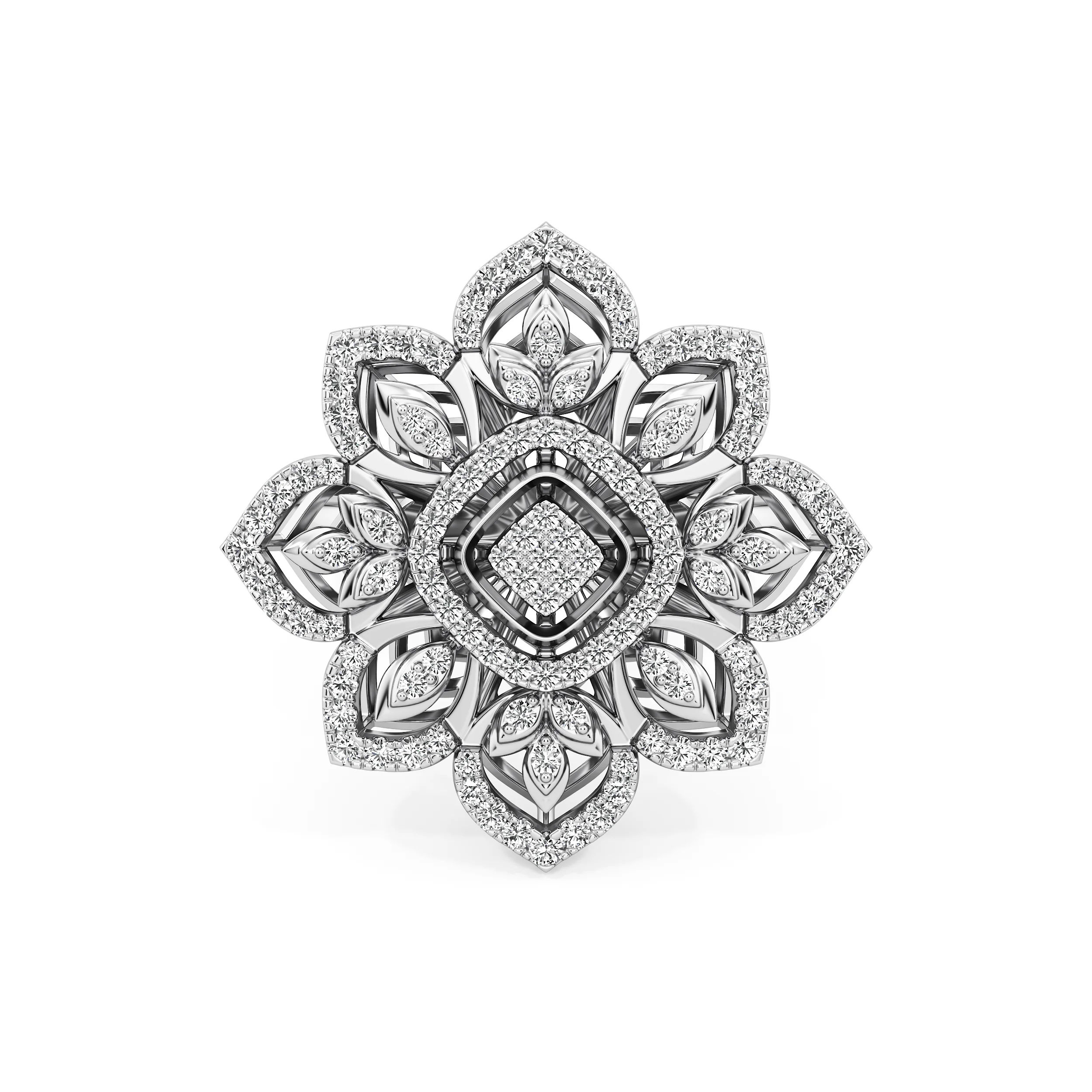 Lustre Petal Grande Ring 7