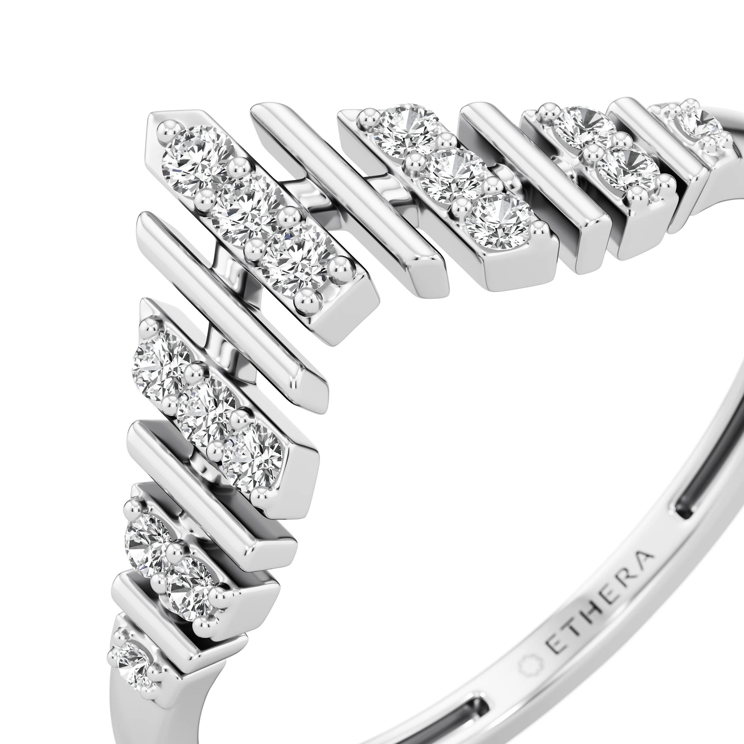 Radiant Edge Diamond Ring 7