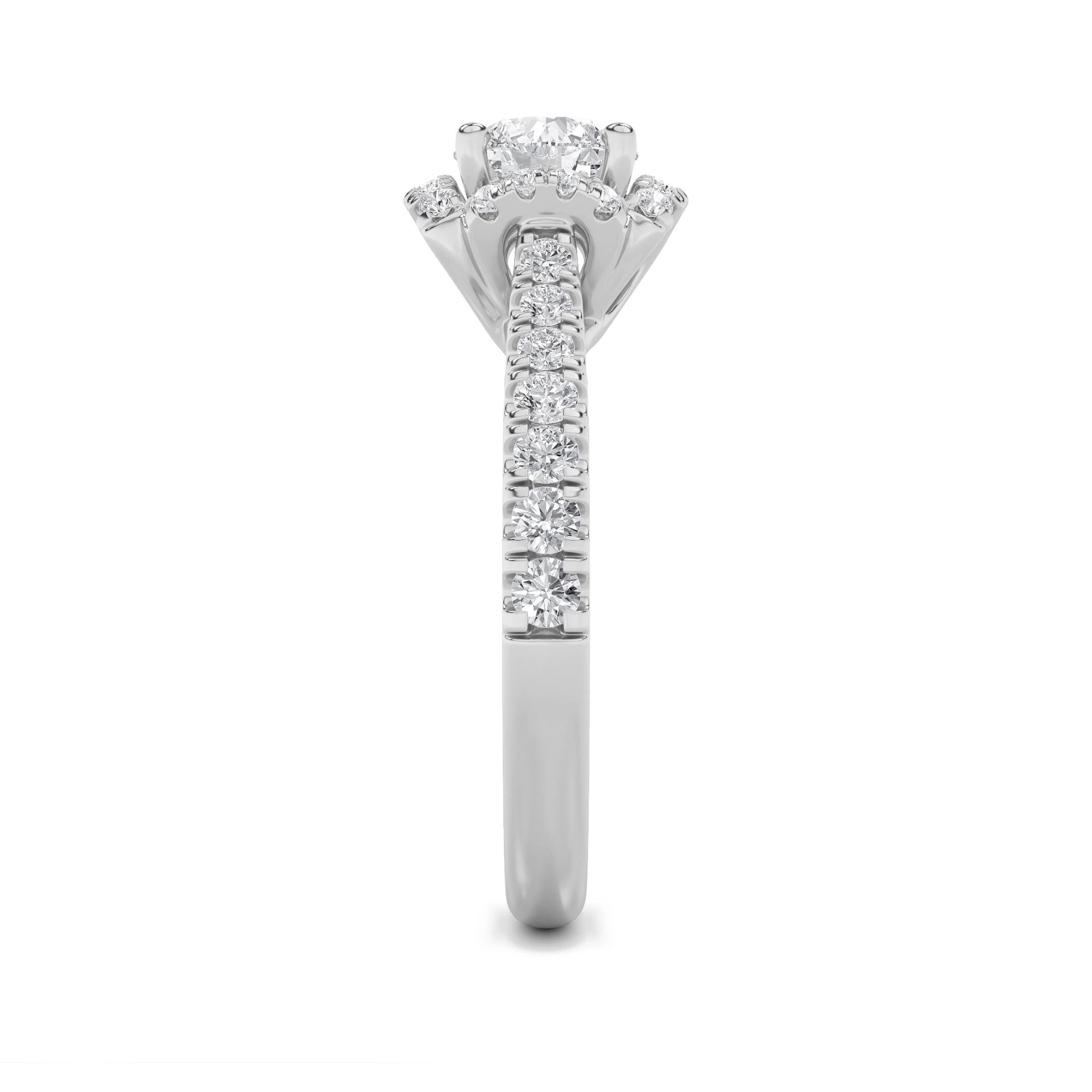 Secret Garden Solitaire Ring 7