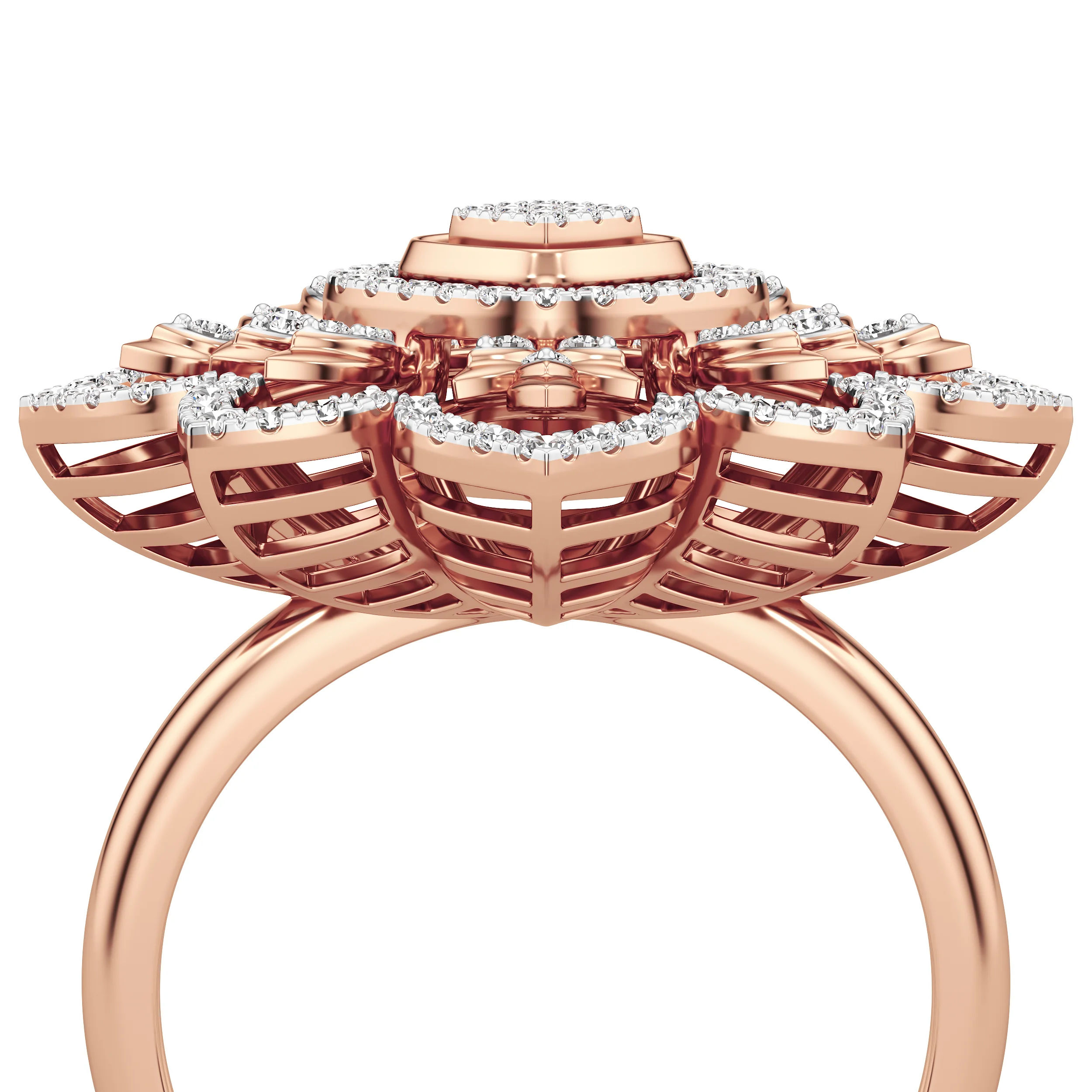 Lustre Petal Grande Ring 15