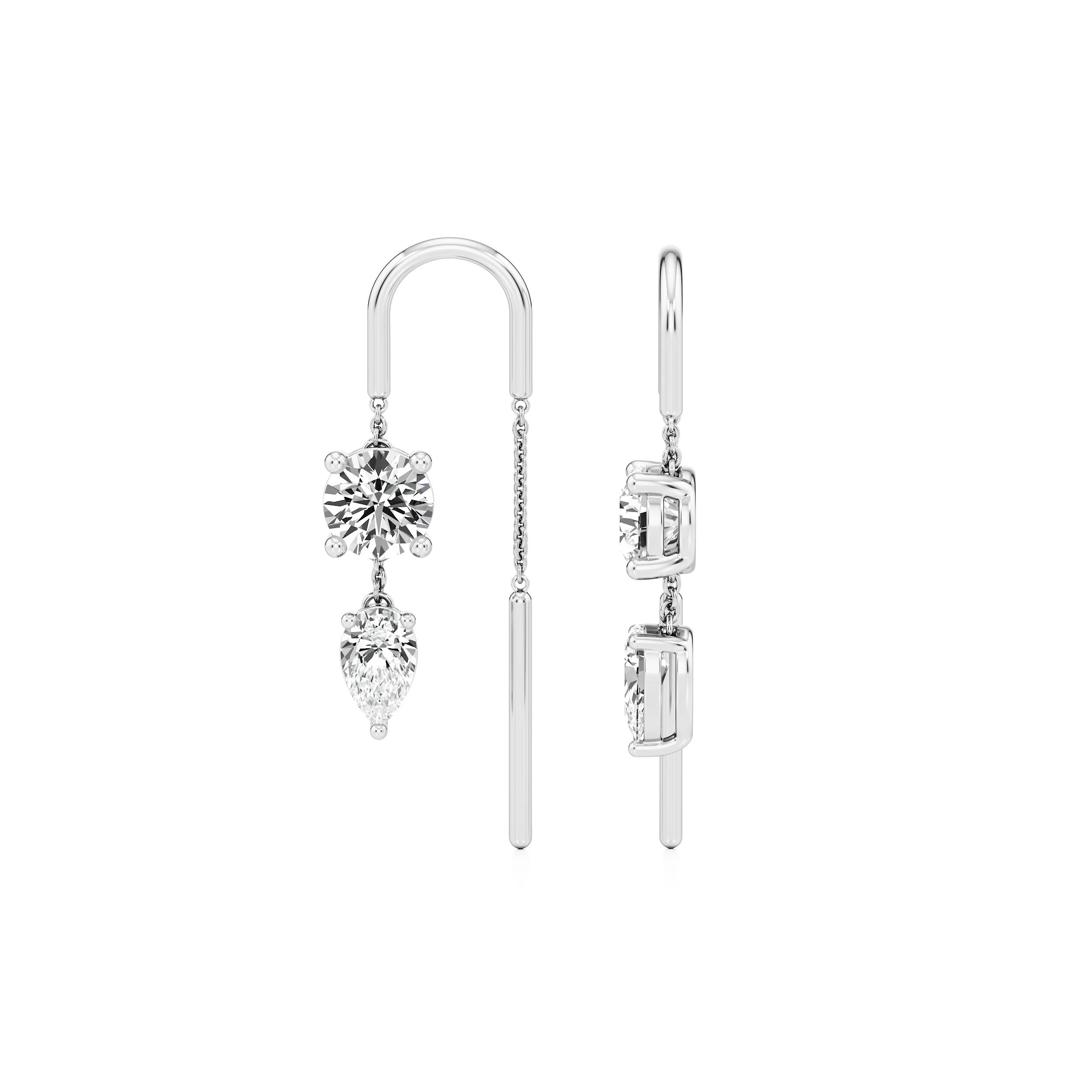 The Lyria Threader Earrings 3