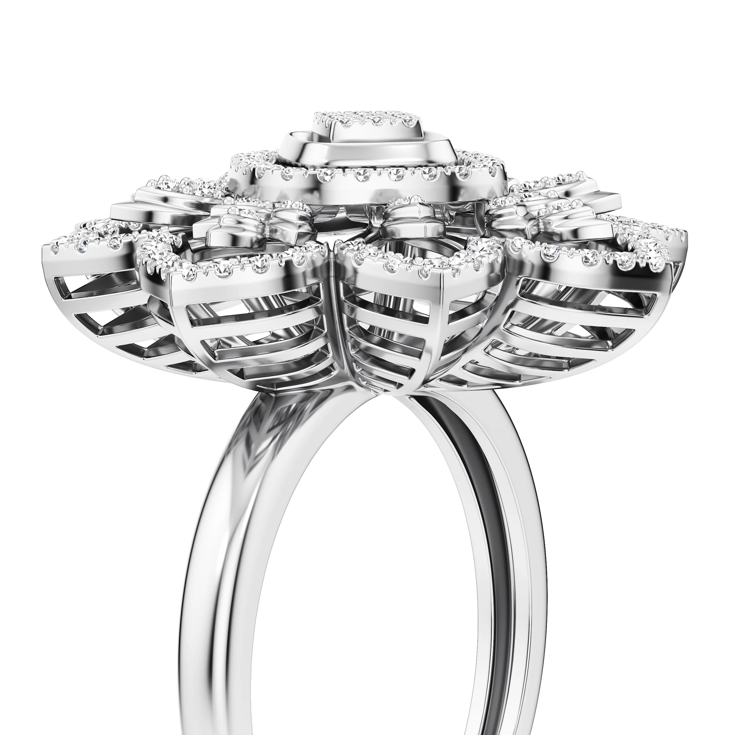 Lustre Petal Grande Ring 11
