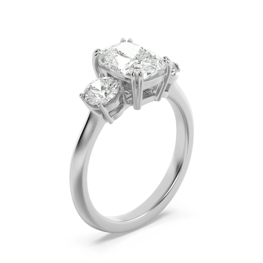 Triumphant Glow 3 Stone Ring 4