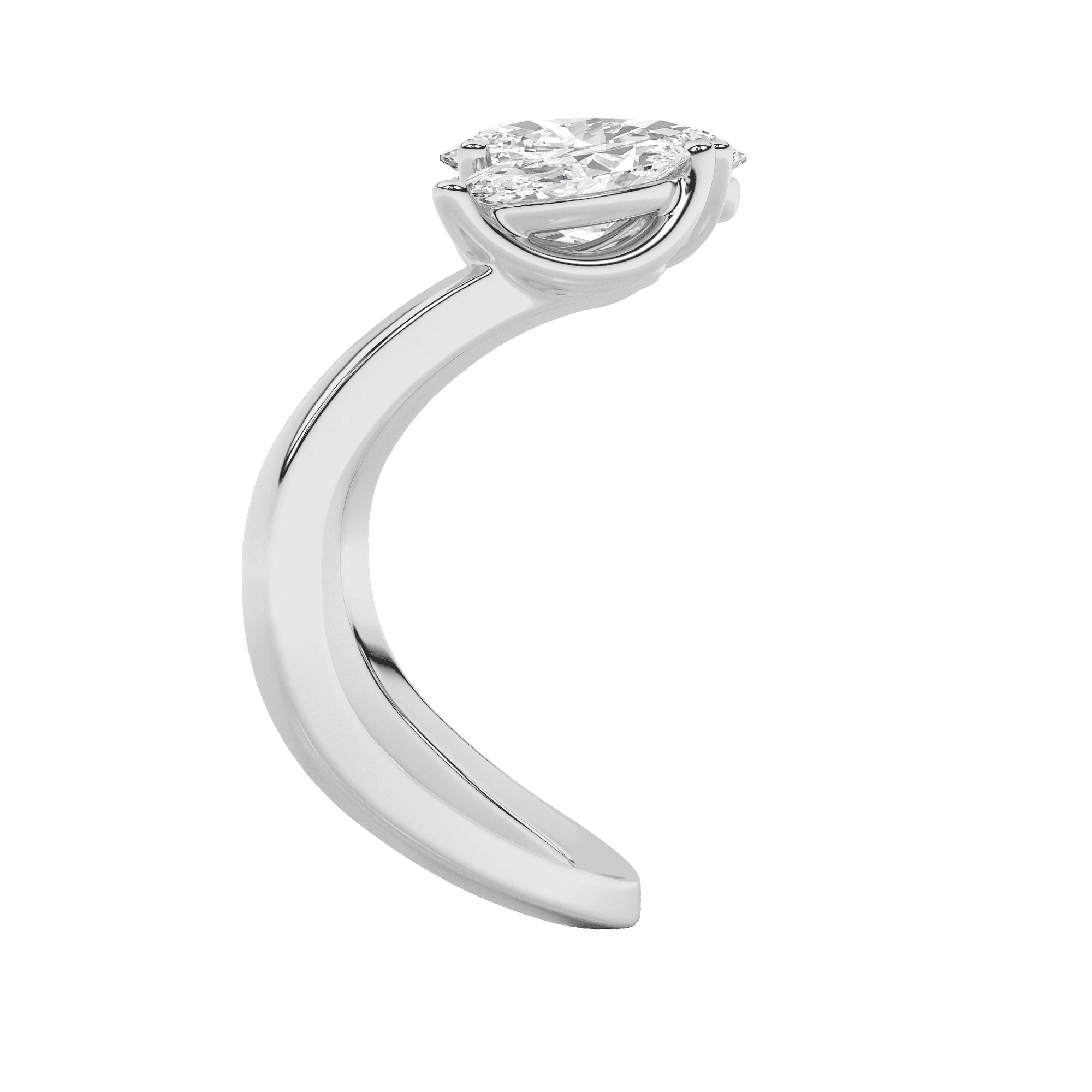 Graceful Curve Vanki Ring 7