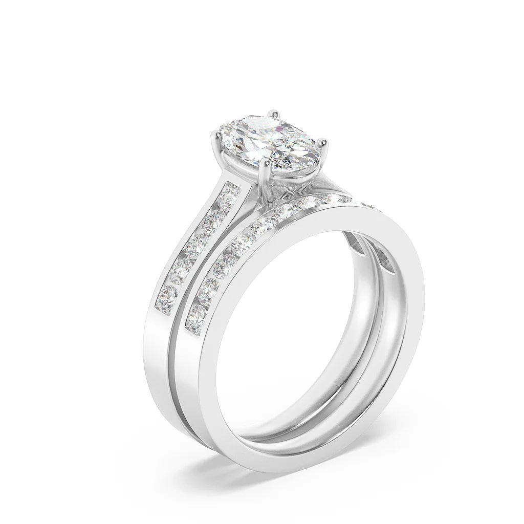 Celestial Union Bridal Ring Set 4