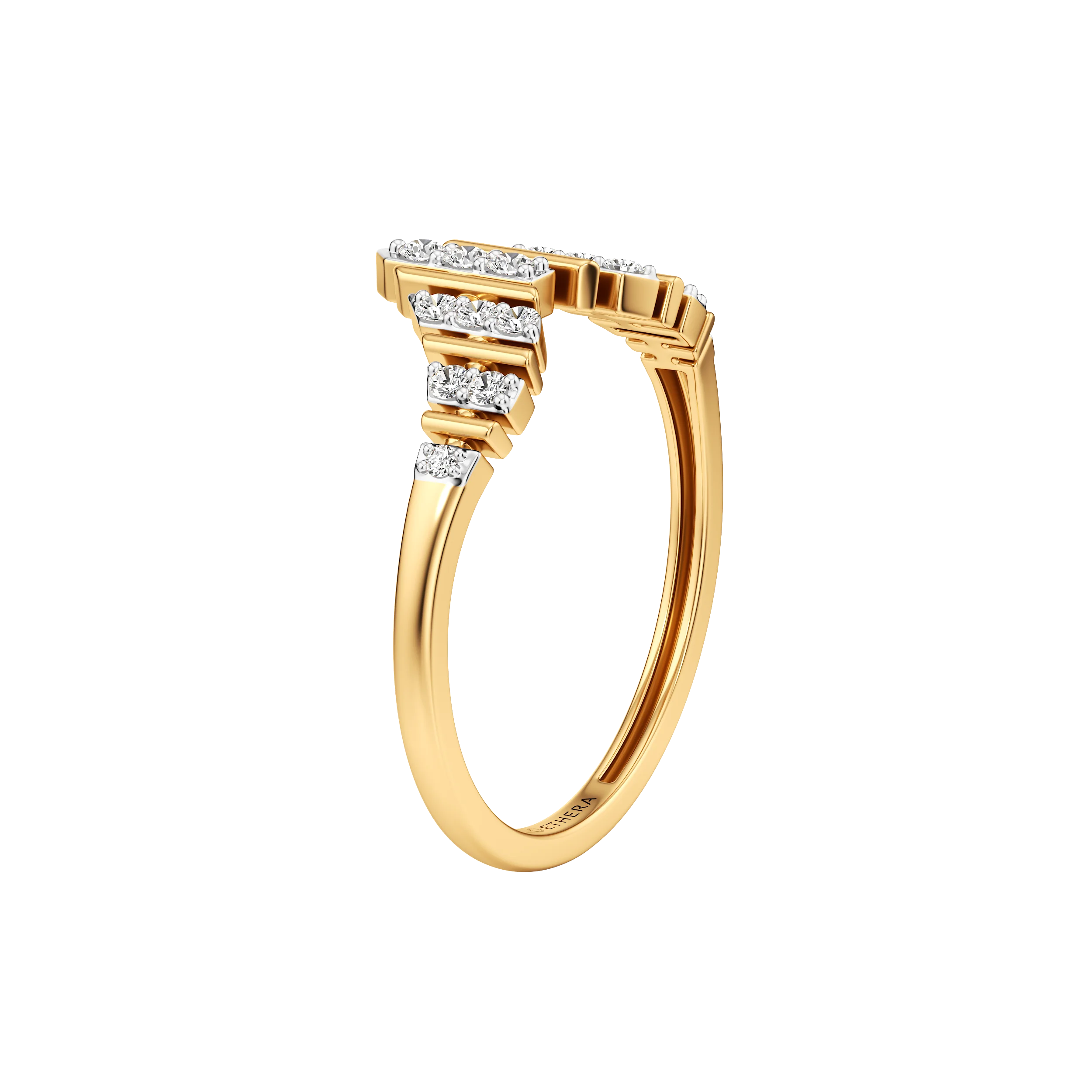 Radiant Edge Diamond Ring 4