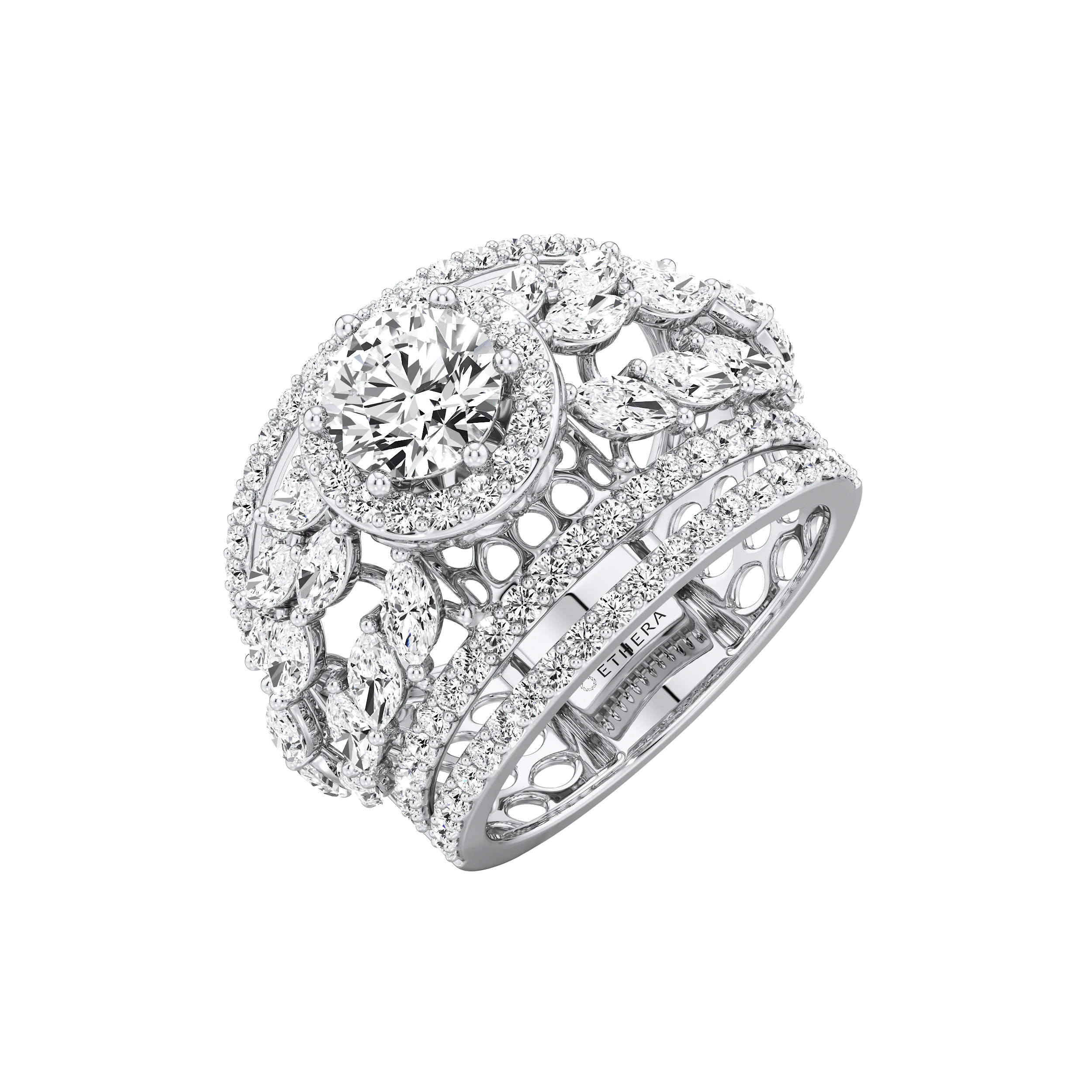 Majestic Radiance Cocktail Ring 4