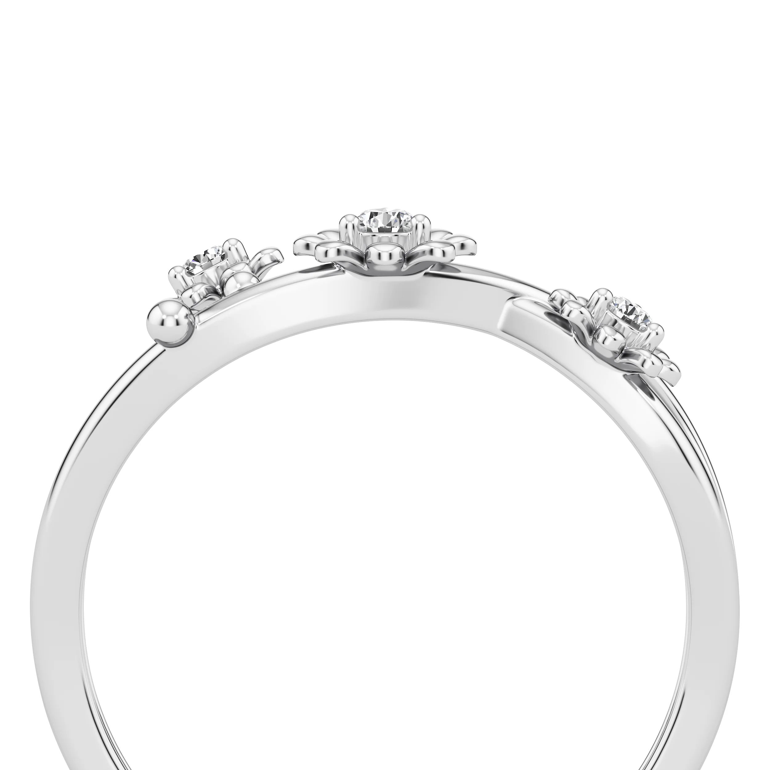 Blossom Loop Diamond Ring 10