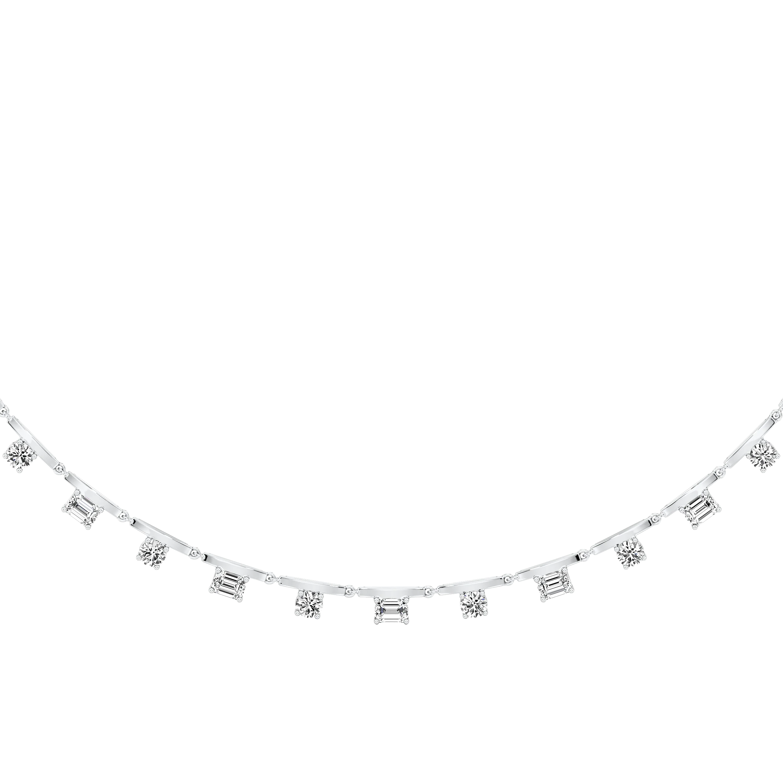 Starlight Serenade Tennis Necklace 4