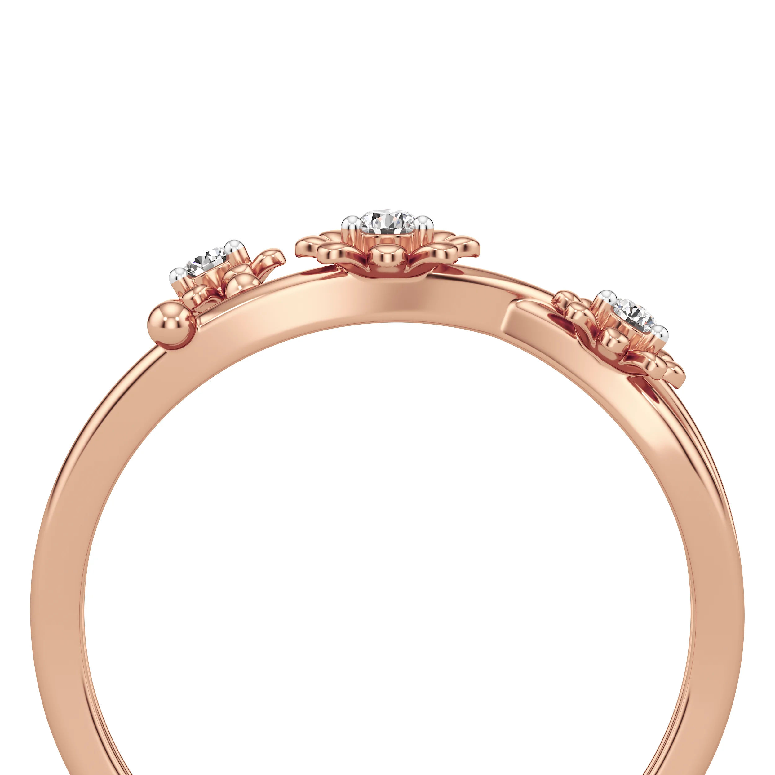 Blossom Loop Diamond Ring 16