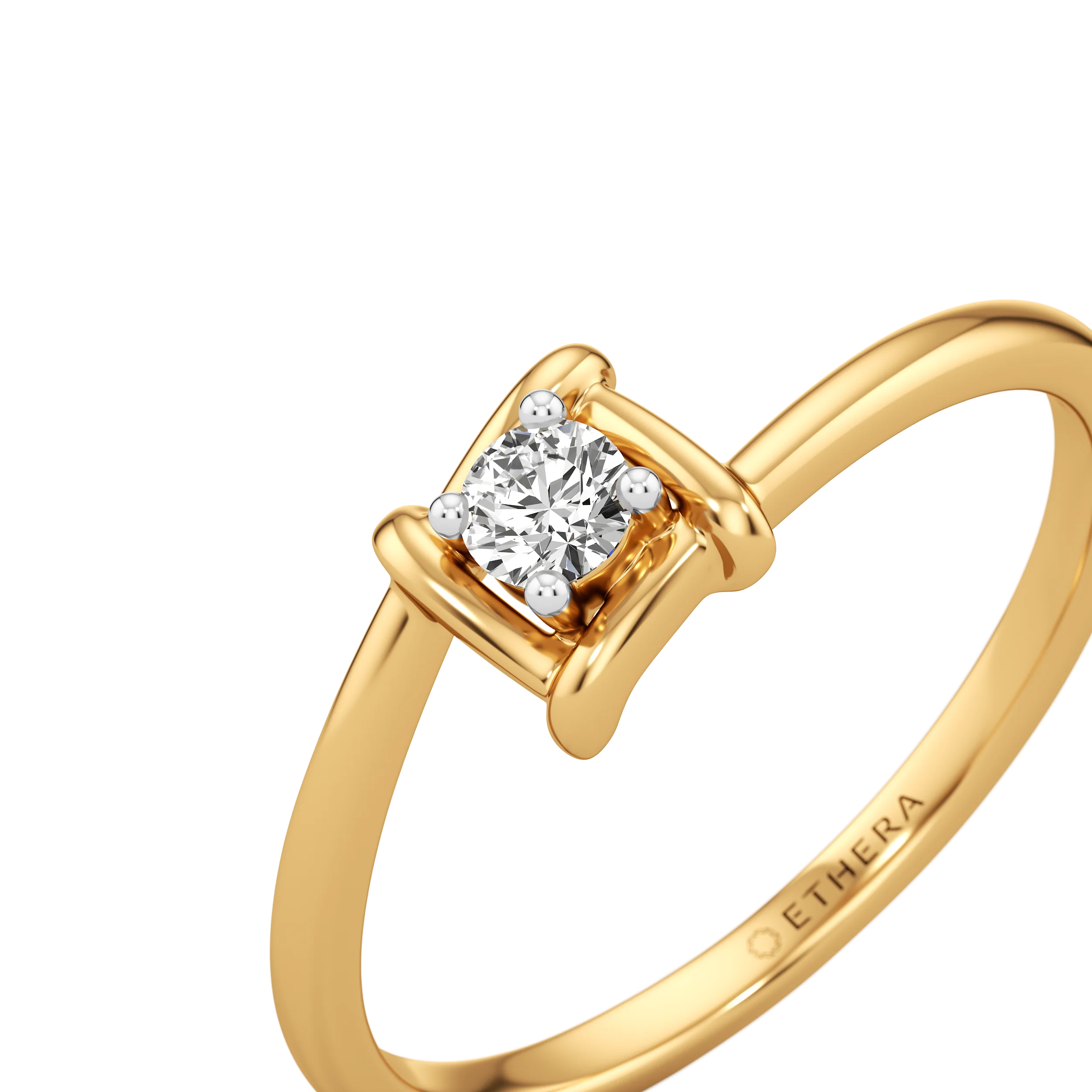 Axis Solitaire Ring hover