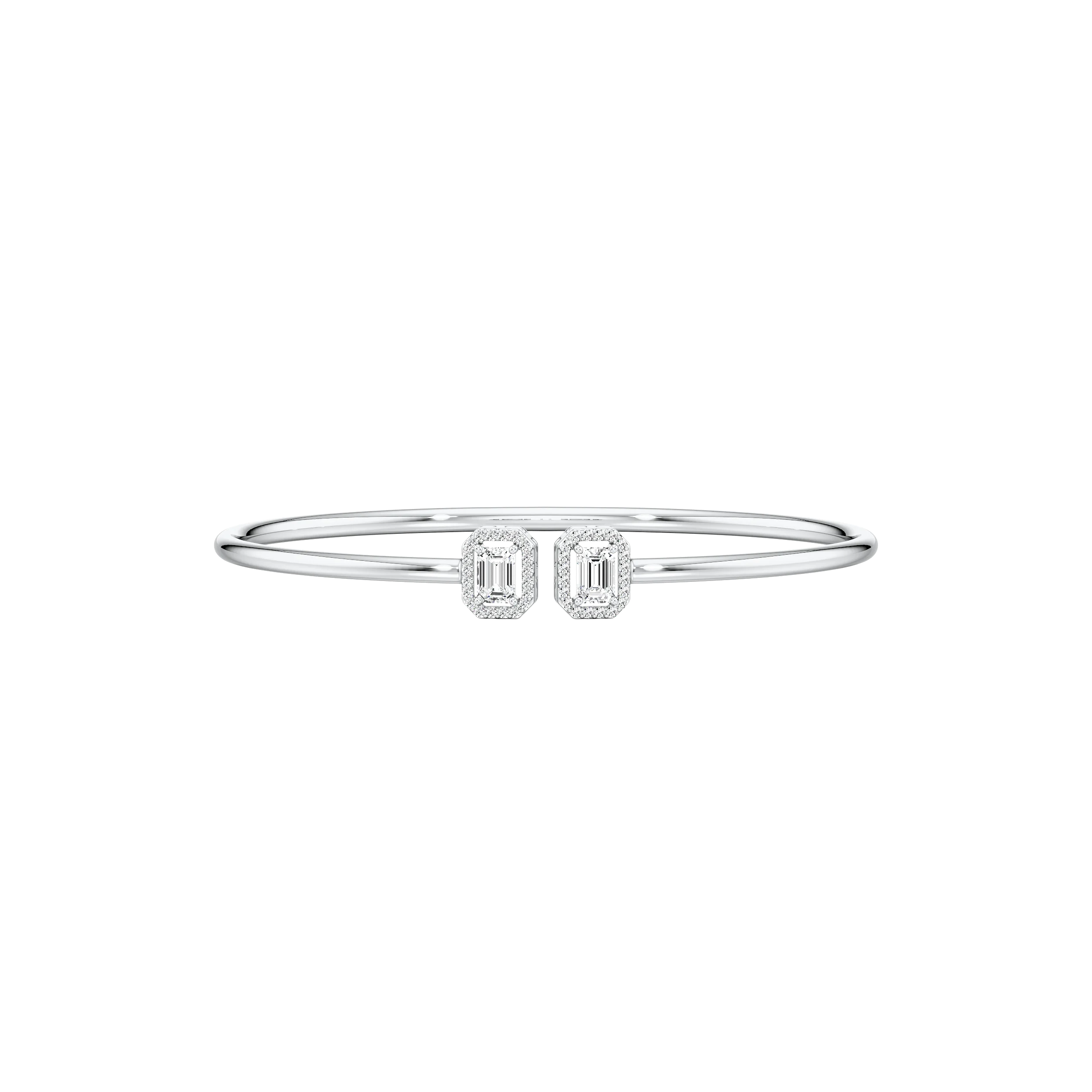 The Minimalist Open Top Oval Bangle 6