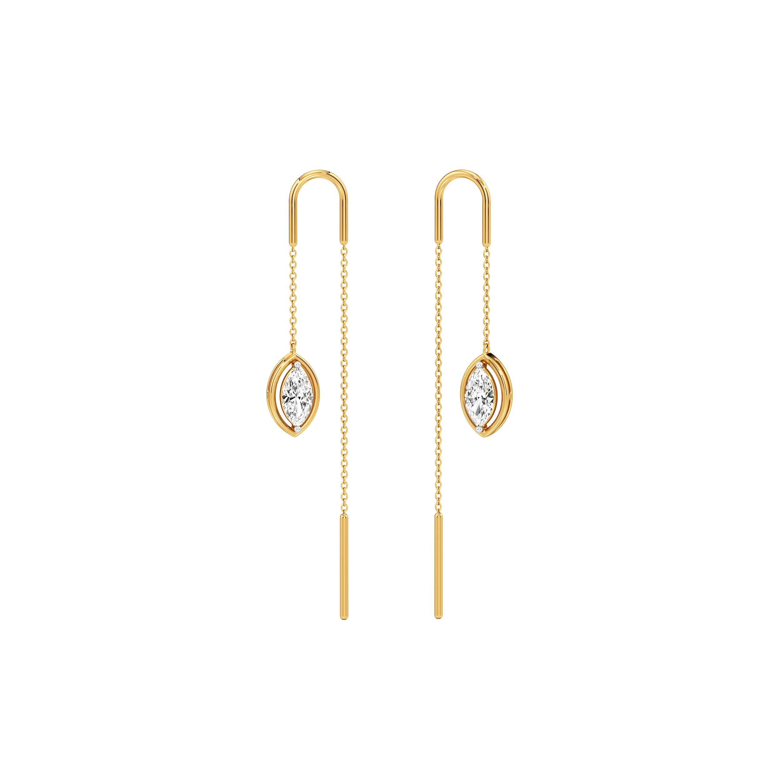 The Elara Threader Earrings