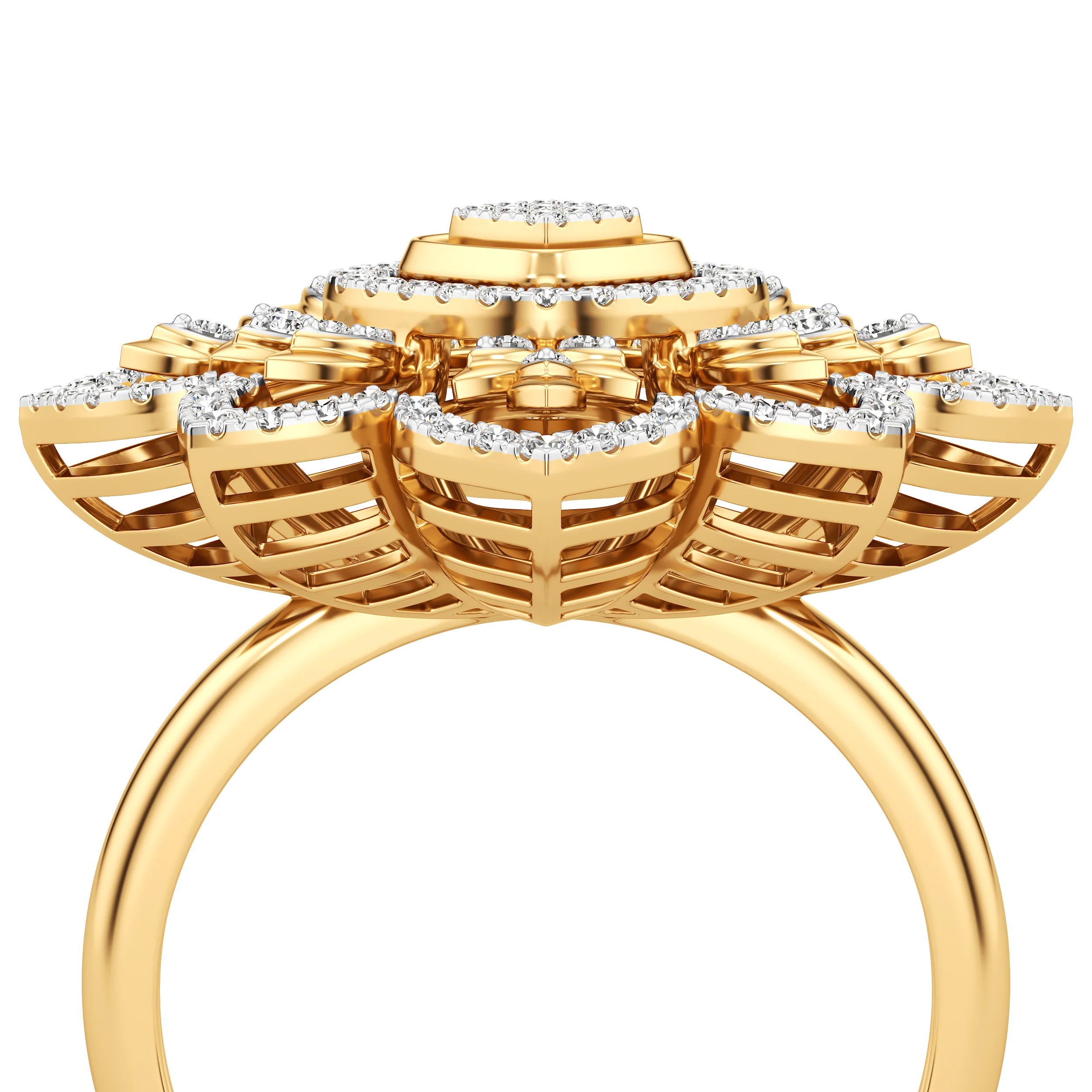 Lustre Petal Grande Ring 3