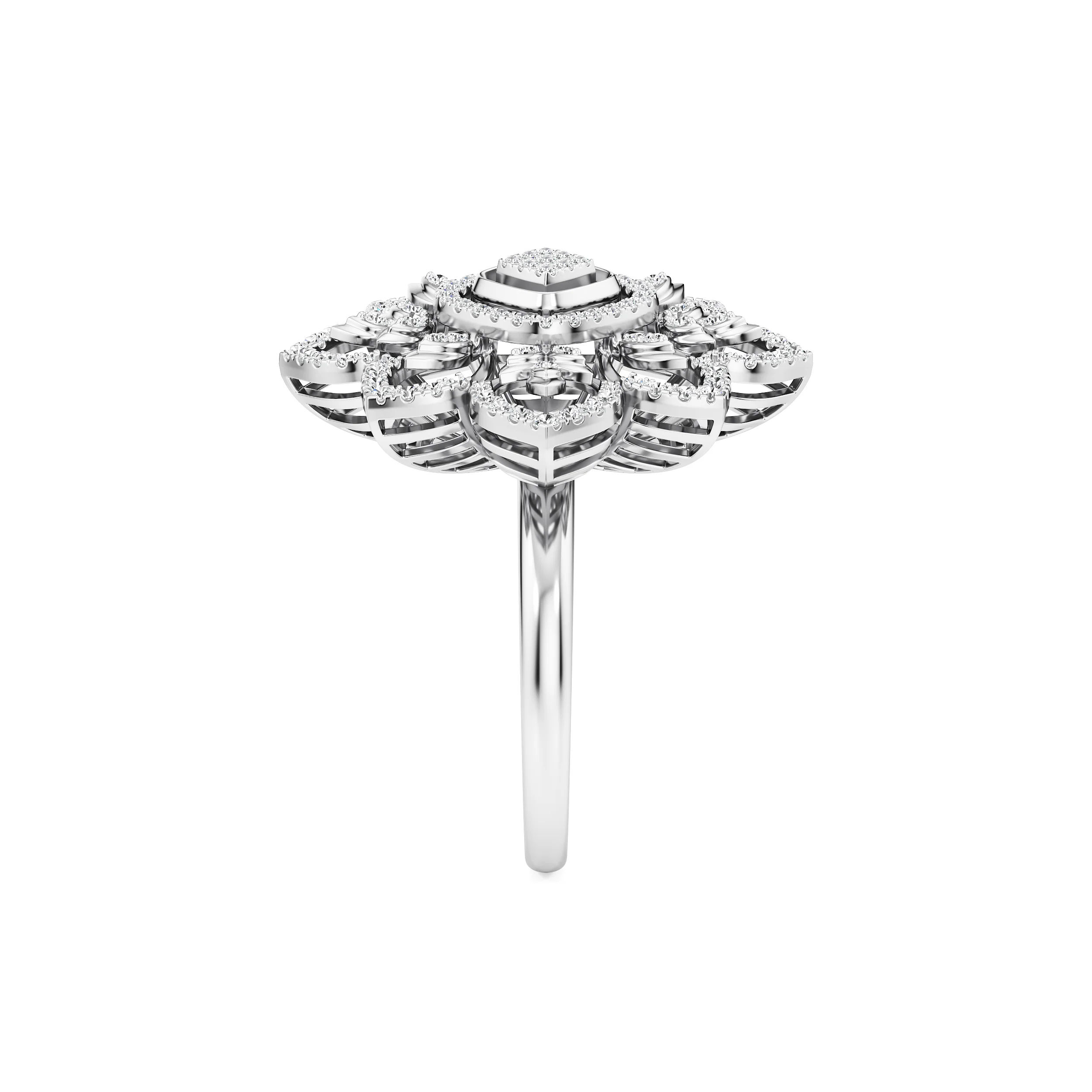 Lustre Petal Grande Ring 10