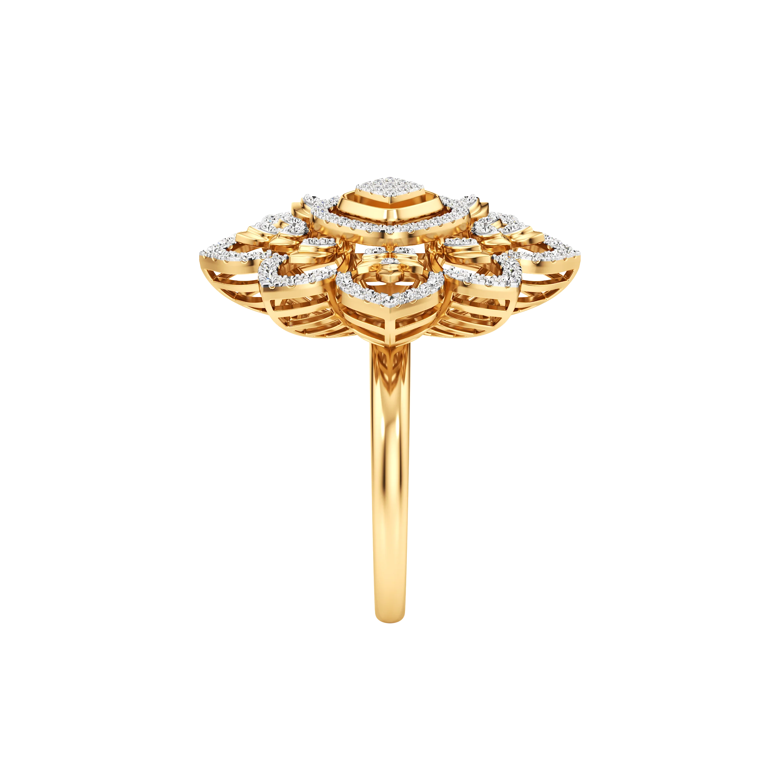 Lustre Petal Grande Ring 4