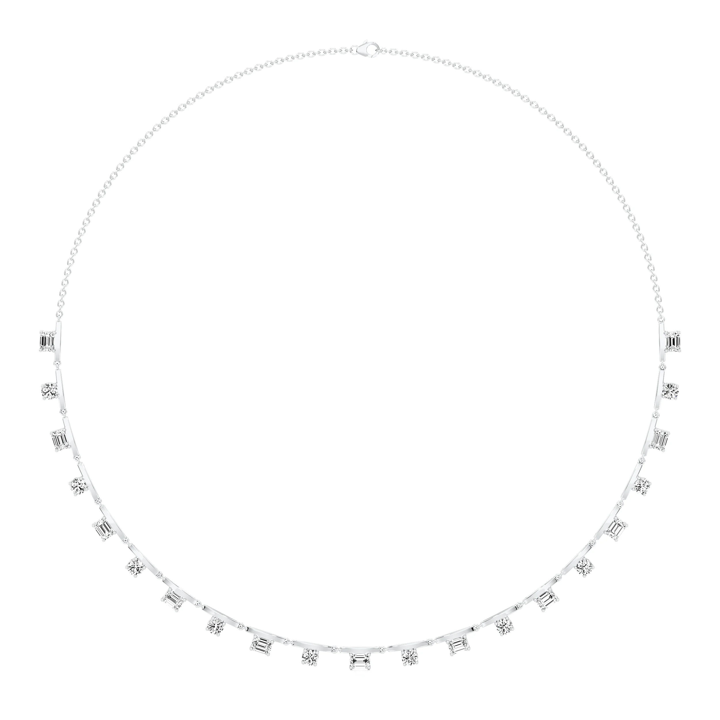 Starlight Serenade Tennis Necklace 7