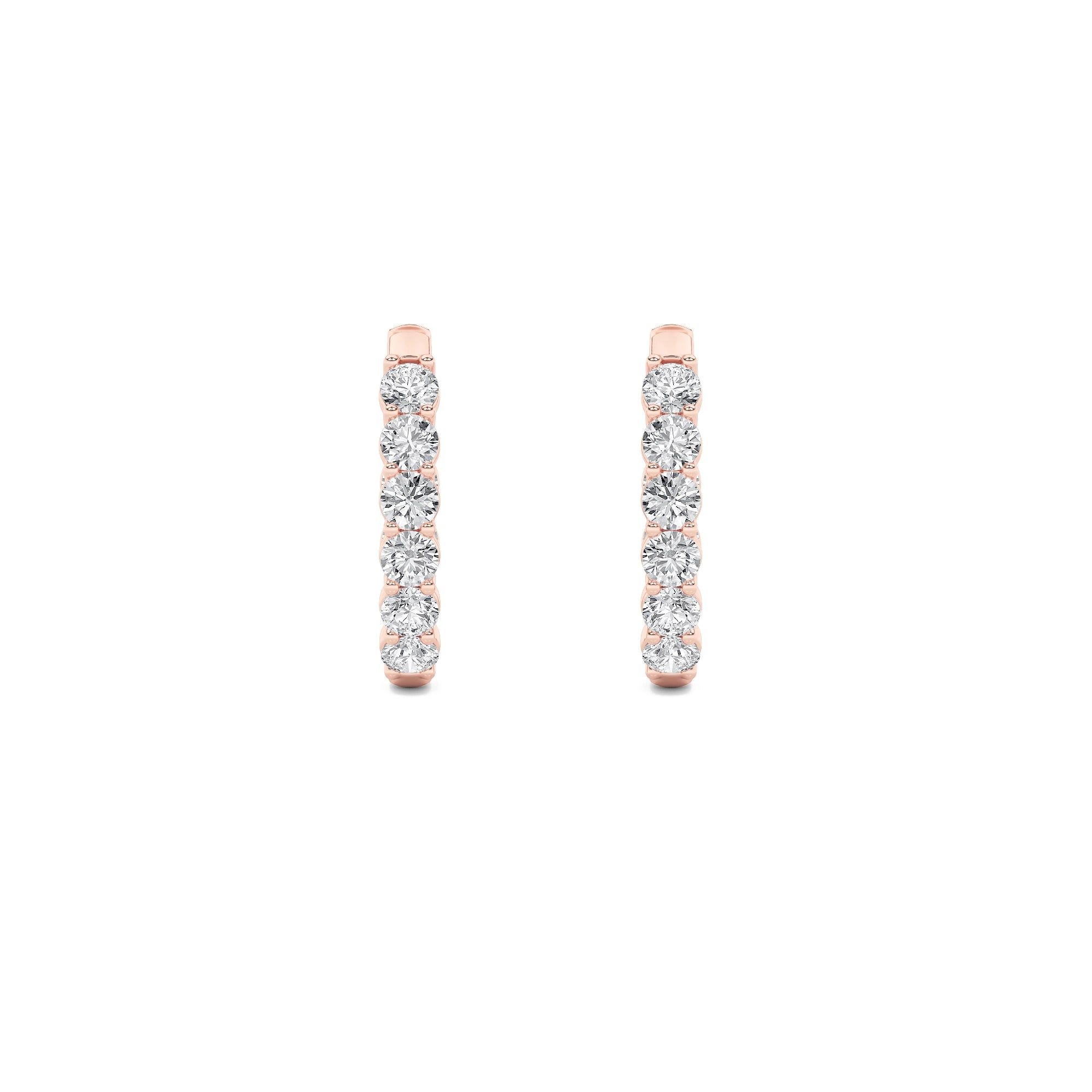 Dainty Sparkles Hoop Earrings 8