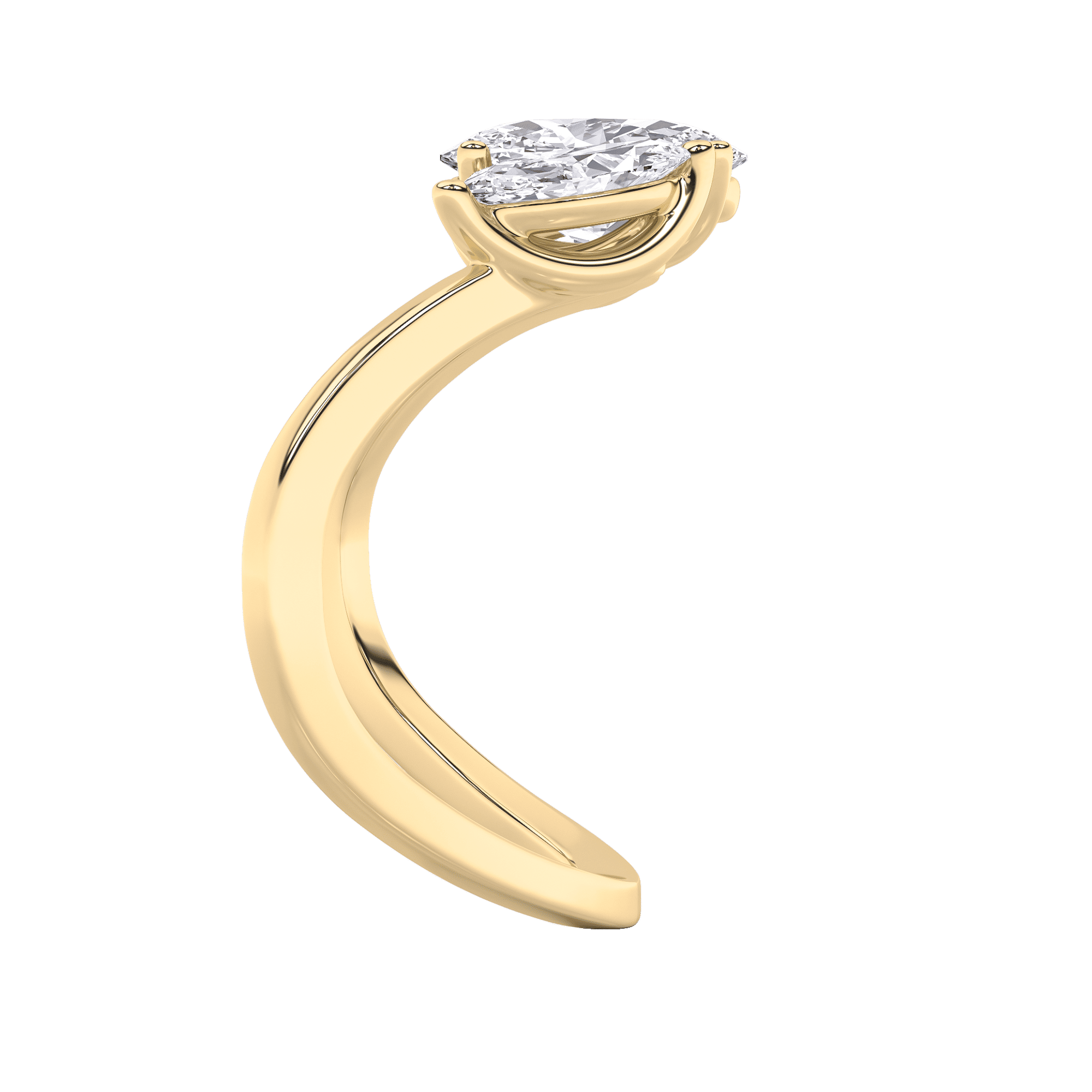 Graceful Curve Vanki Ring 3