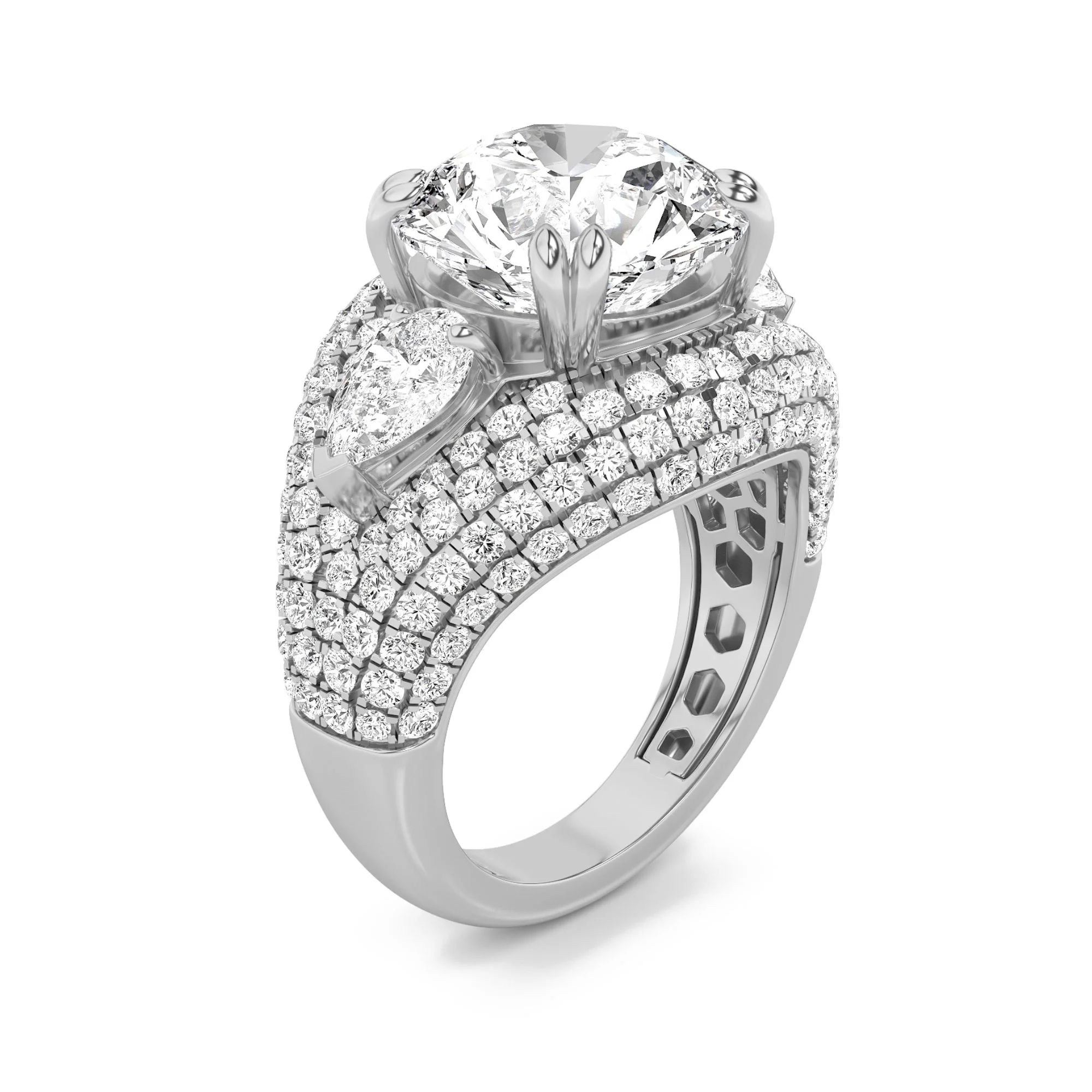 Royal Romance Cocktail Ring 5