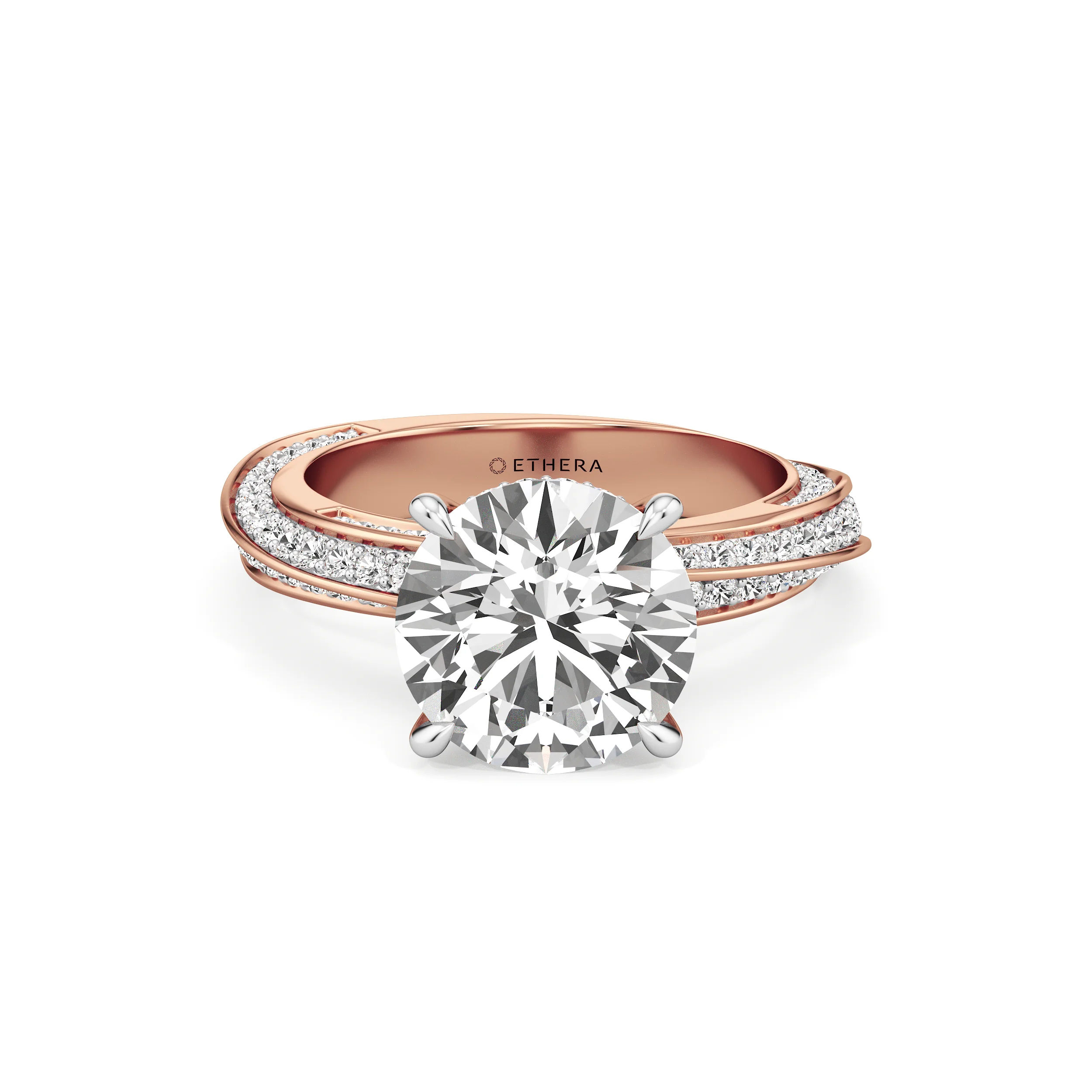 Round Crest Cocktail Ring 13