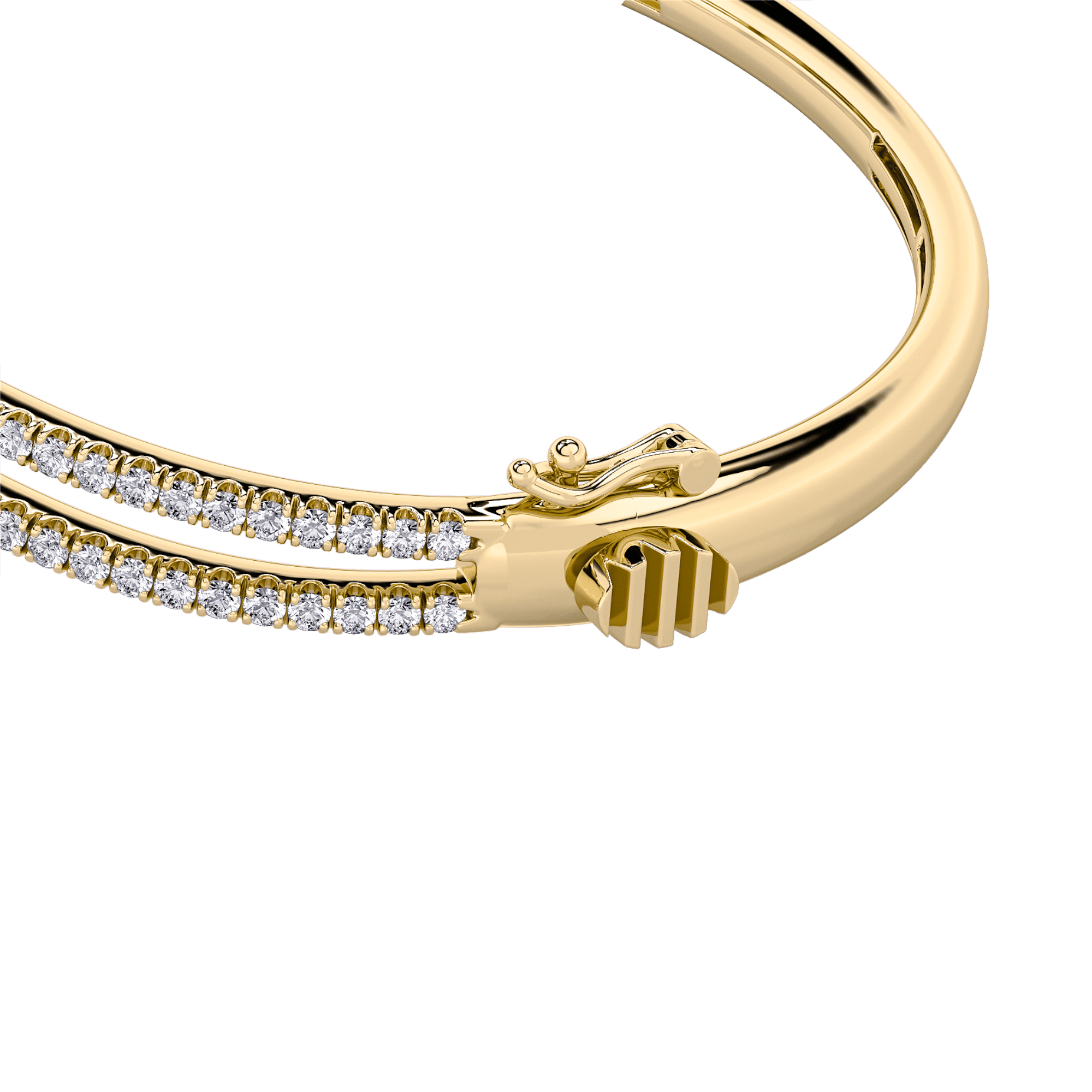 Lustrous Dual Oval Bangle 3