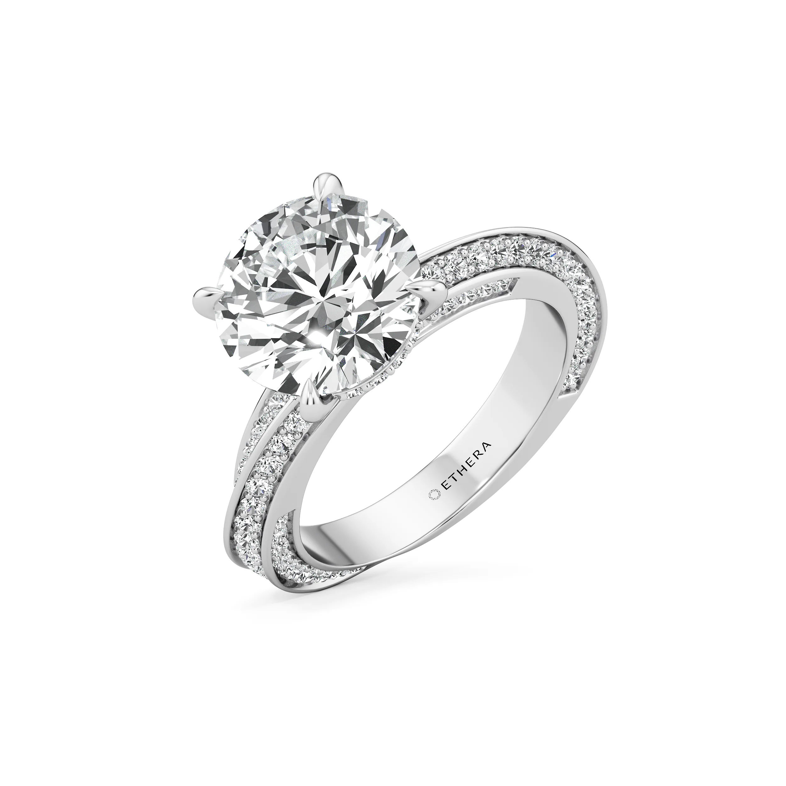 Round Crest Cocktail Ring 6