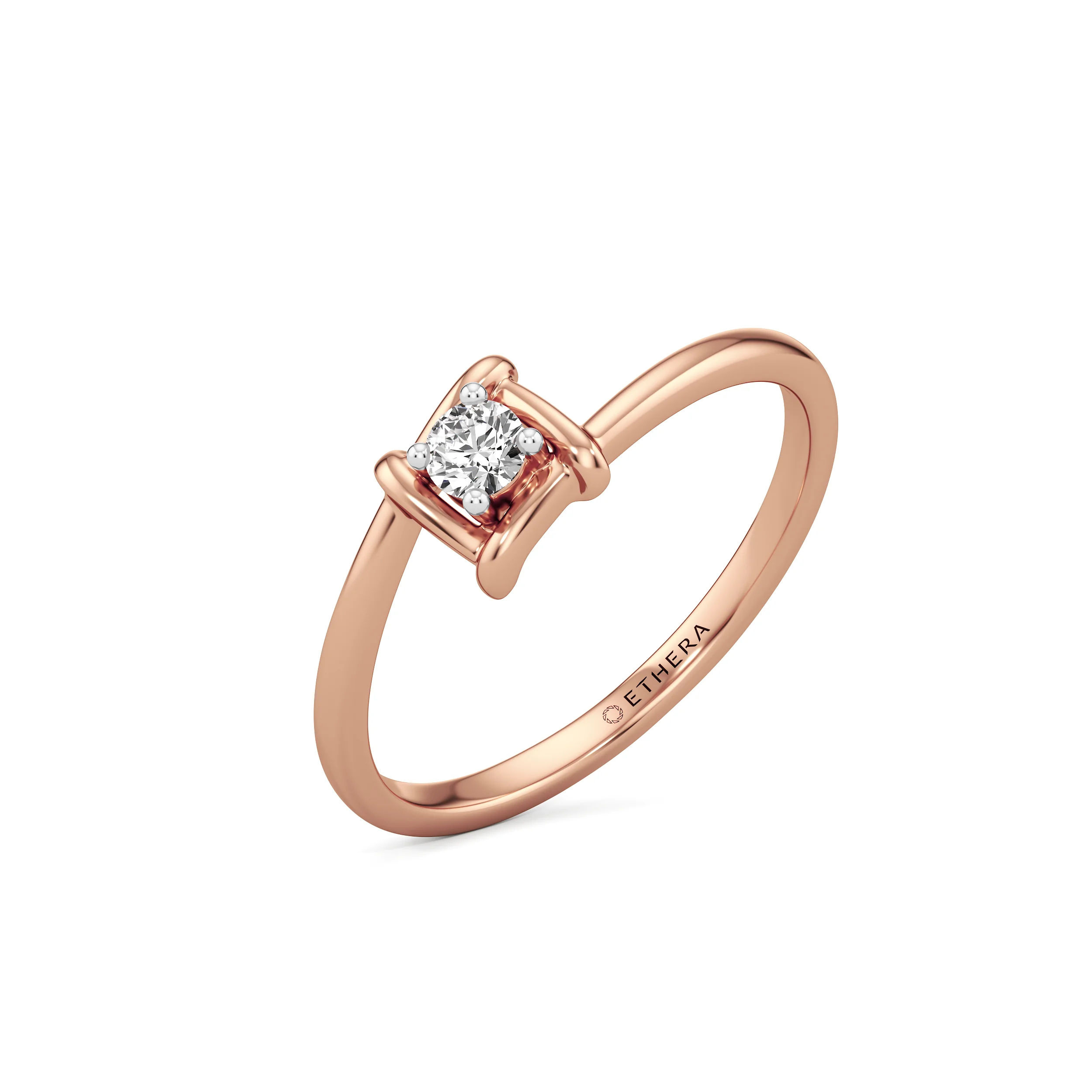 Axis Solitaire Ring 9