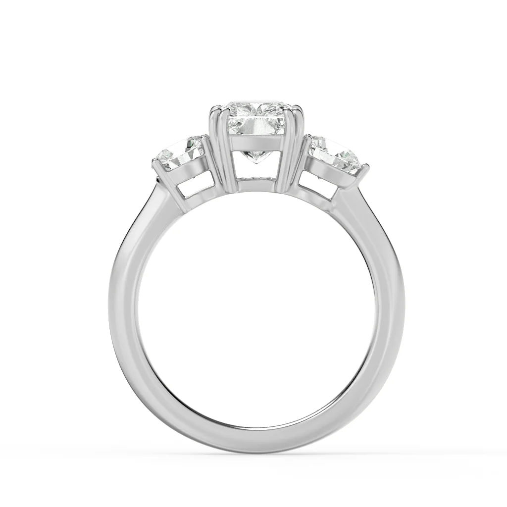 Triumphant Glow 3 Stone Ring 5