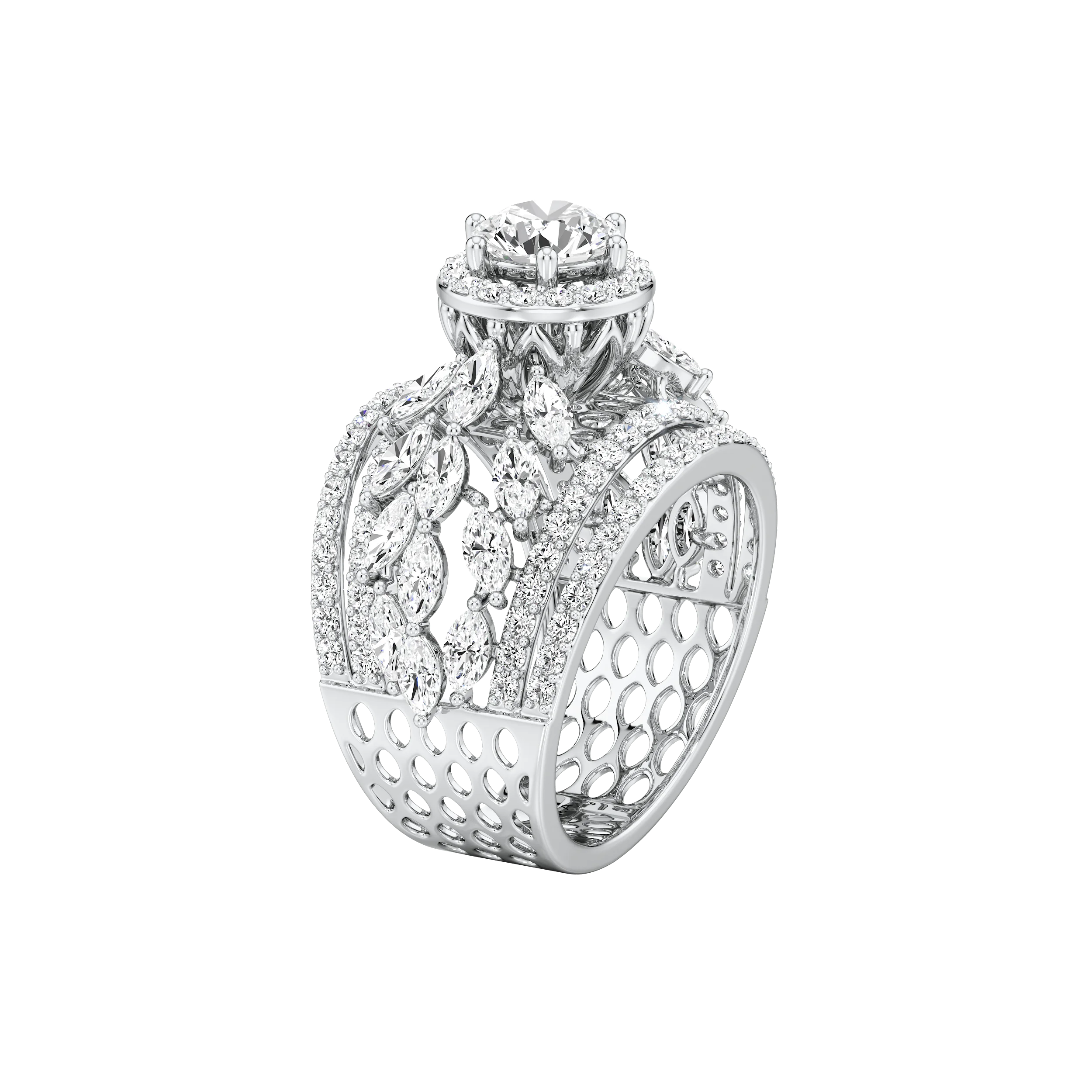 Majestic Radiance Cocktail Ring 7