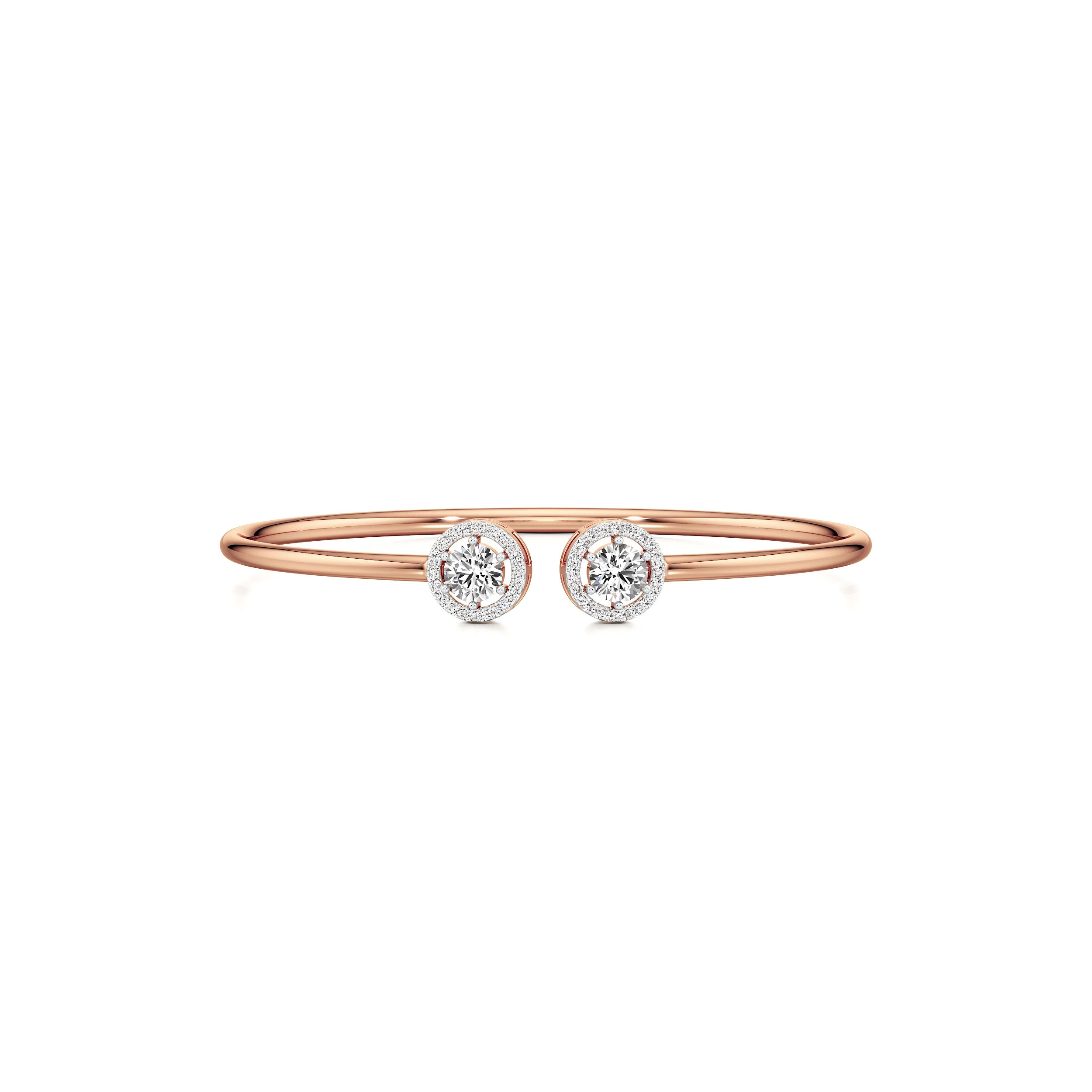 Glimmering Halo Open Top Bangle 6
