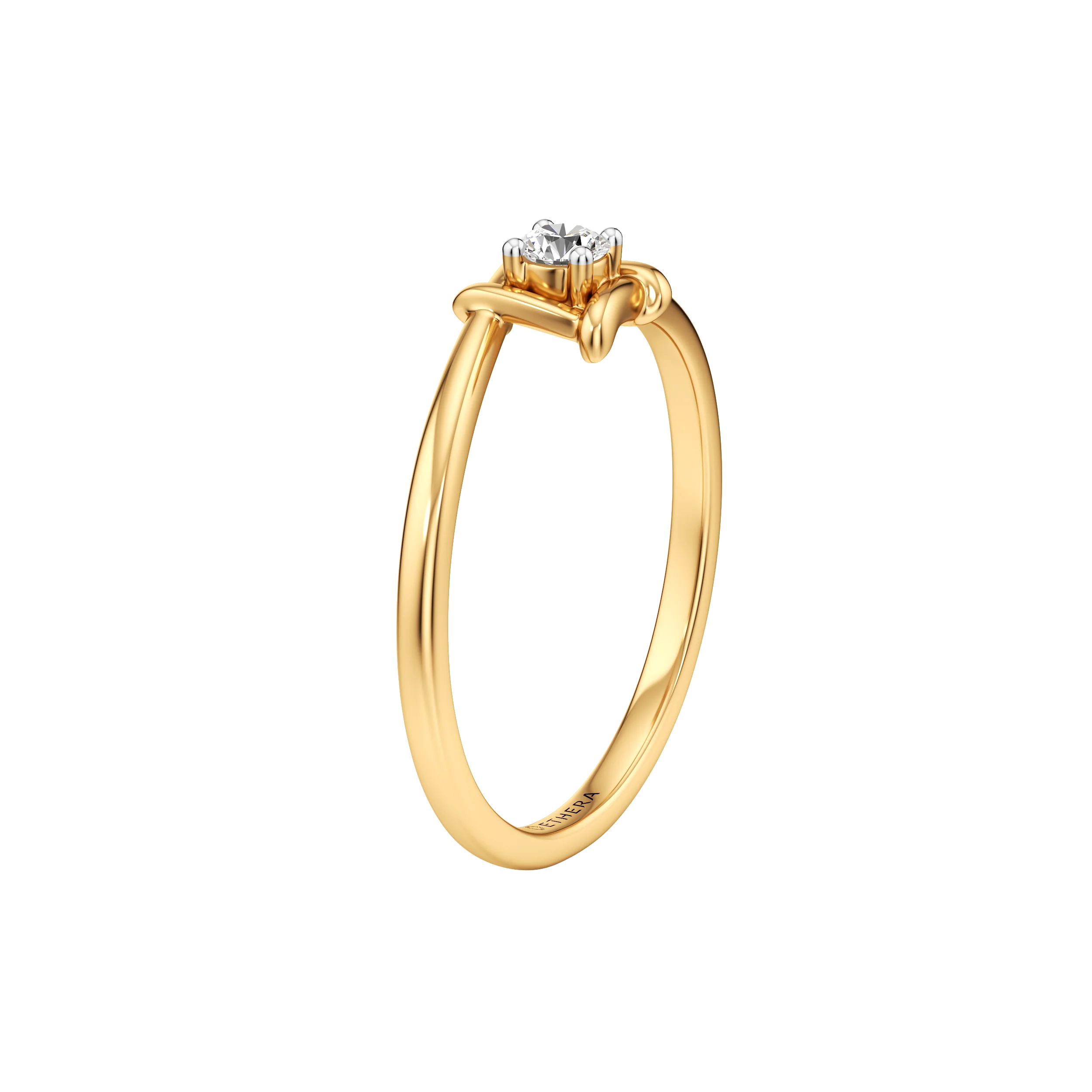 Axis Solitaire Ring 4