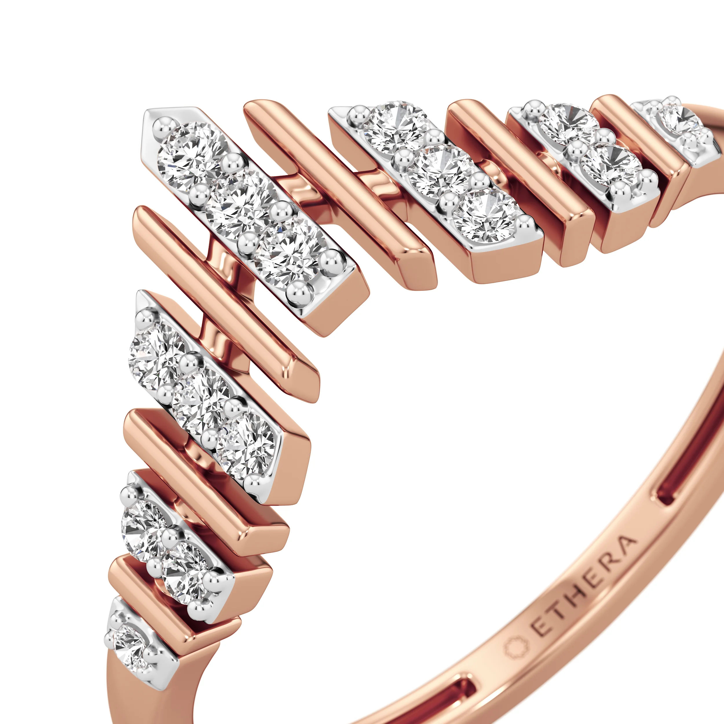 Radiant Edge Diamond Ring 11