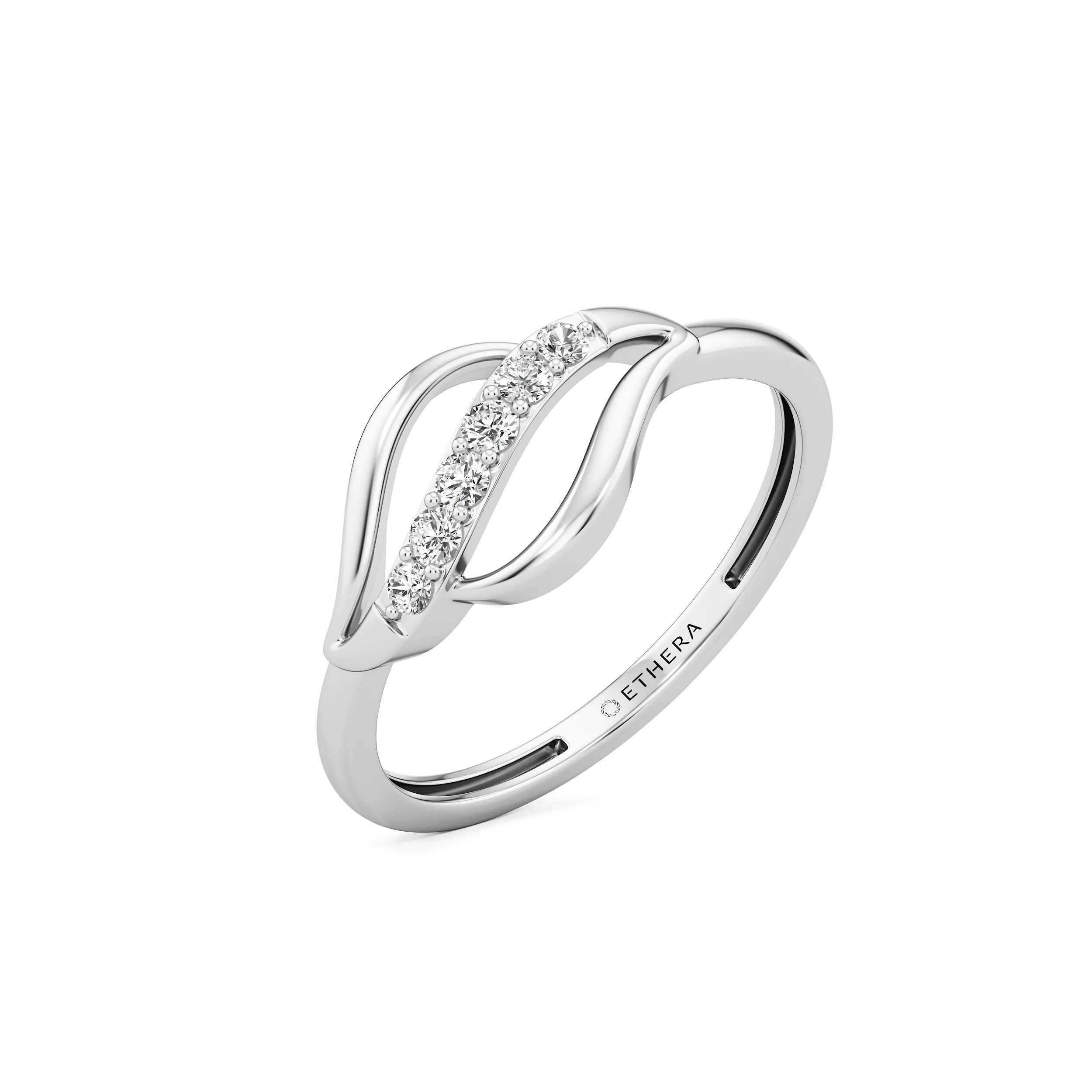 Waved Whisper Ring 5