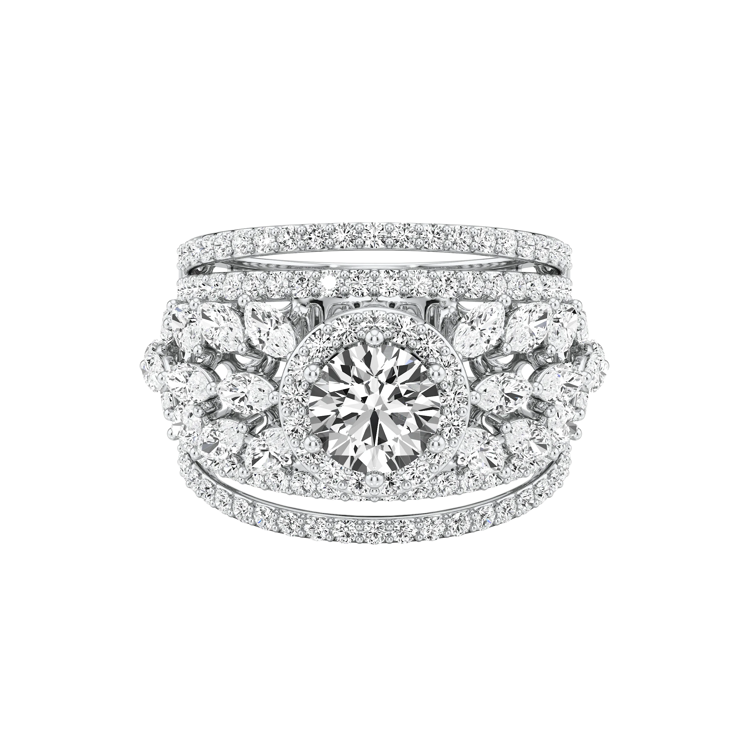 Majestic Radiance Cocktail Ring 6