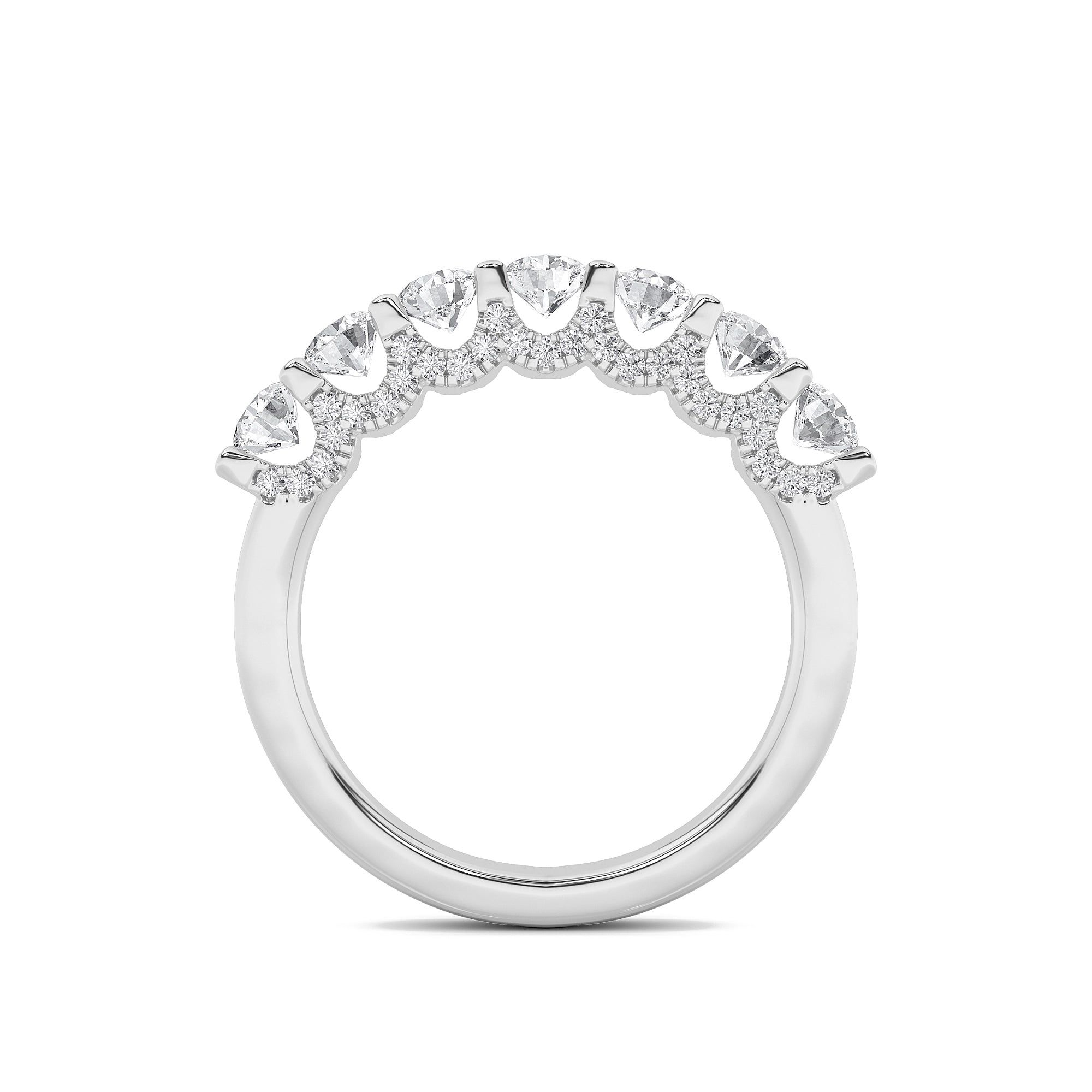 Seven Star Bridal Ring Set 5