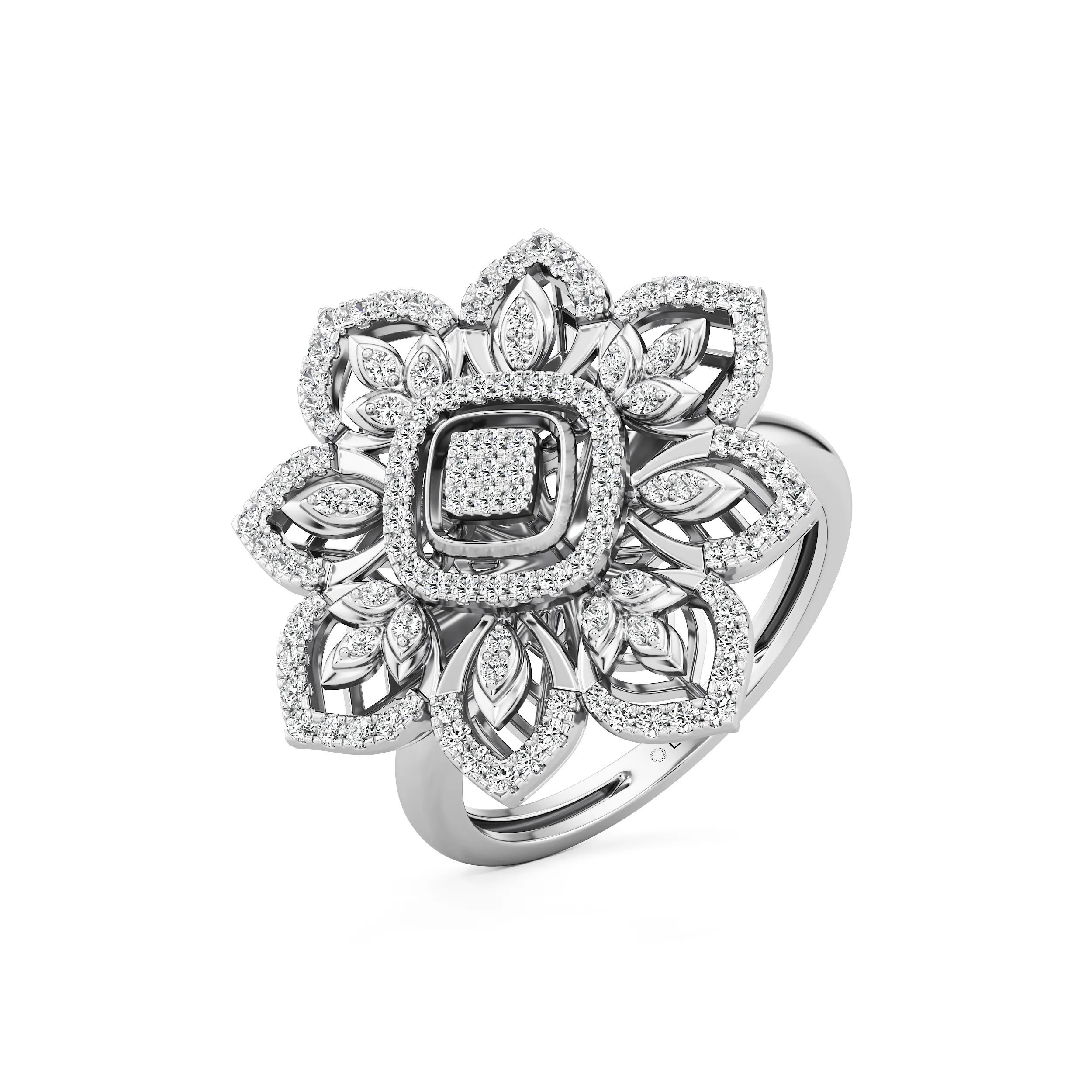 Lustre Petal Grande Ring 6