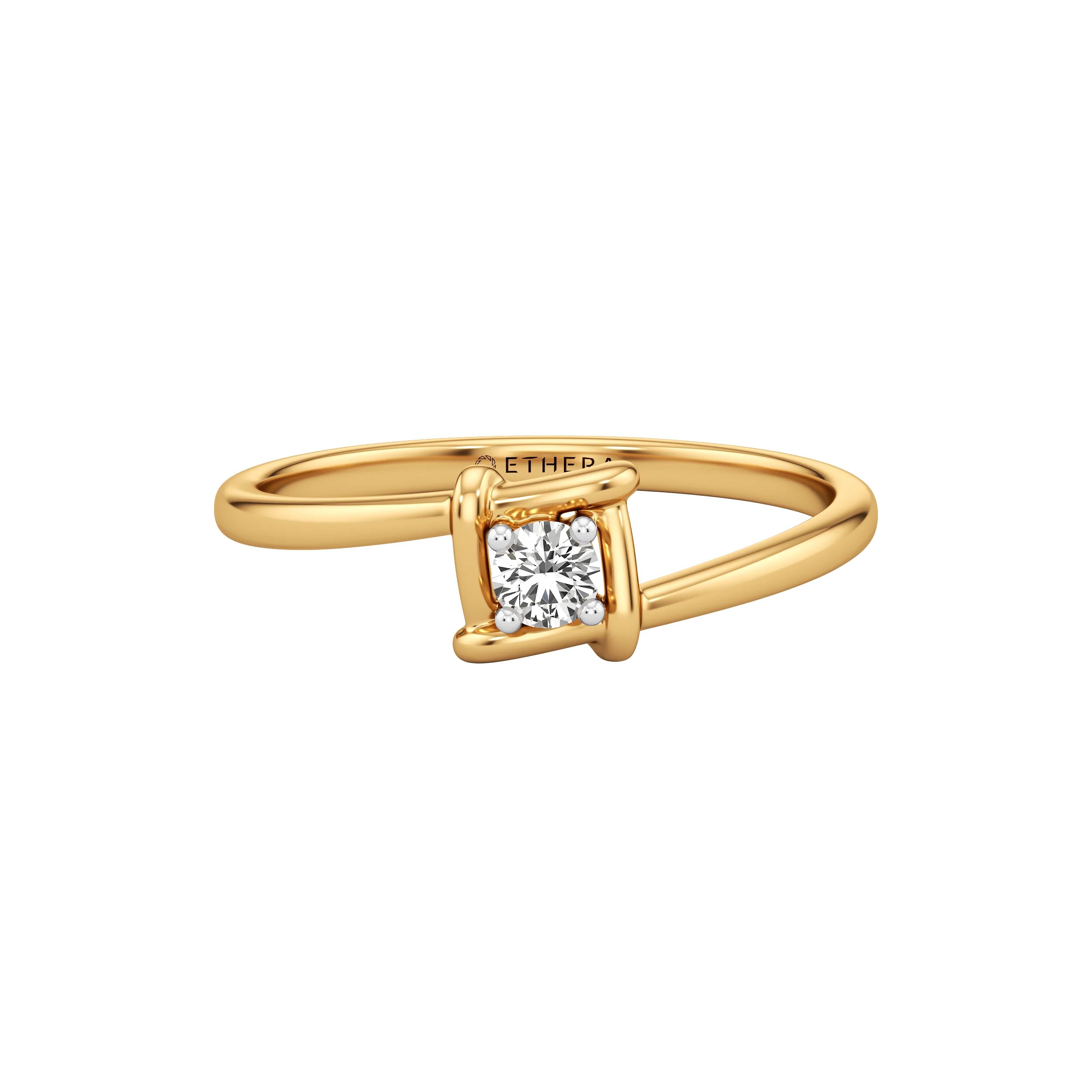 Axis Solitaire Ring 3