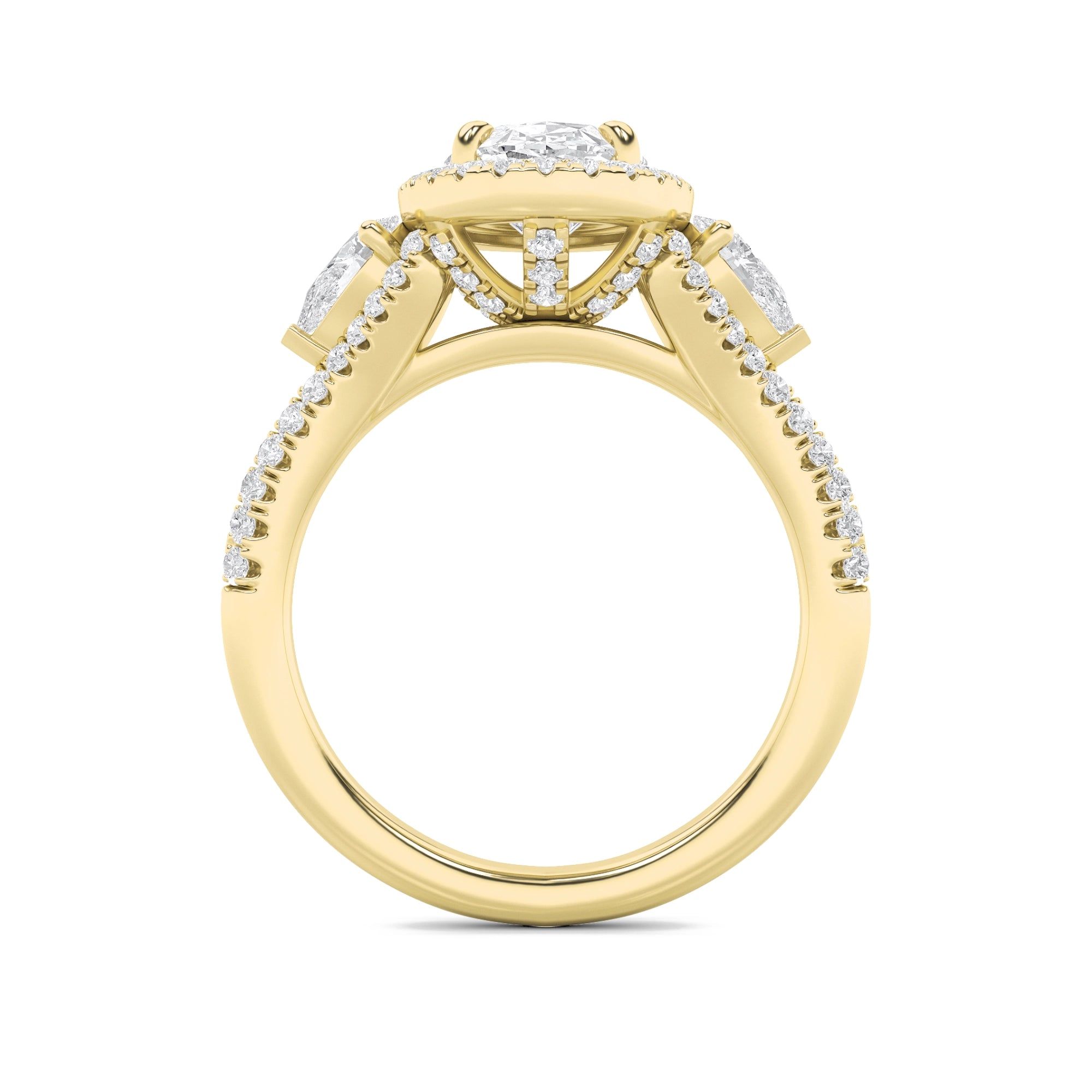 Radiance Triology 3 Stone Ring 2