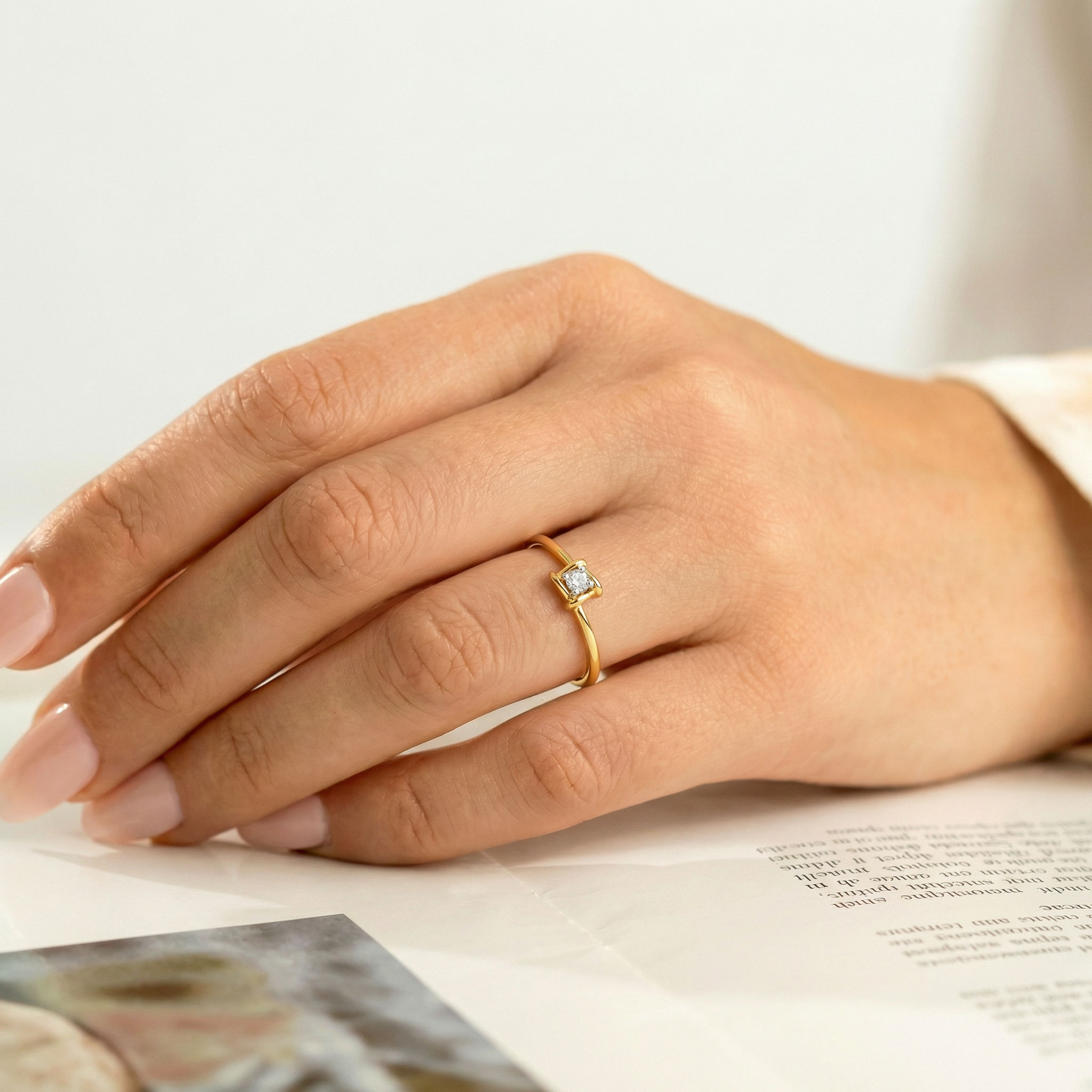 Axis Solitaire Ring 2