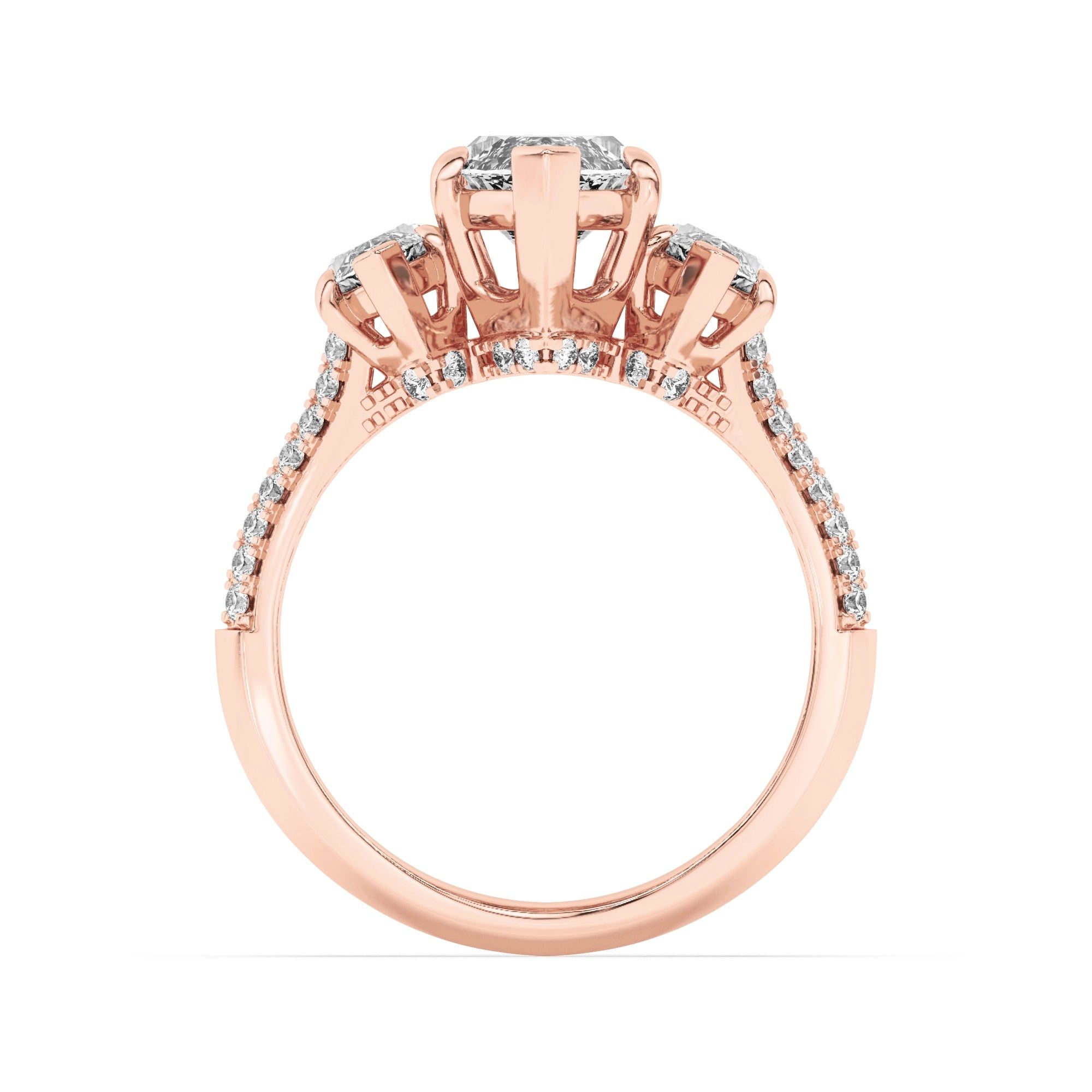 Trinity Of Sparkle 5 Stone Ring 10