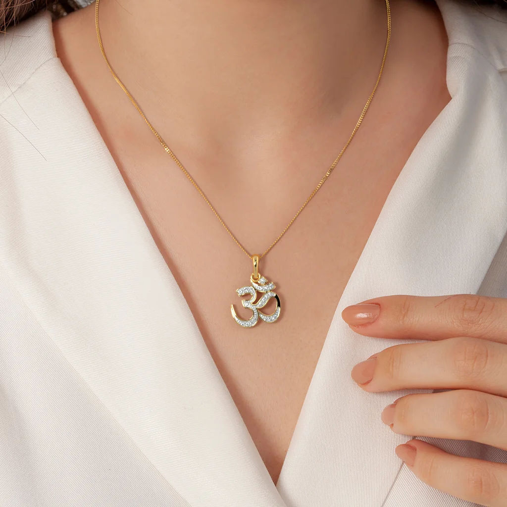 Om Serenity Pendant hover