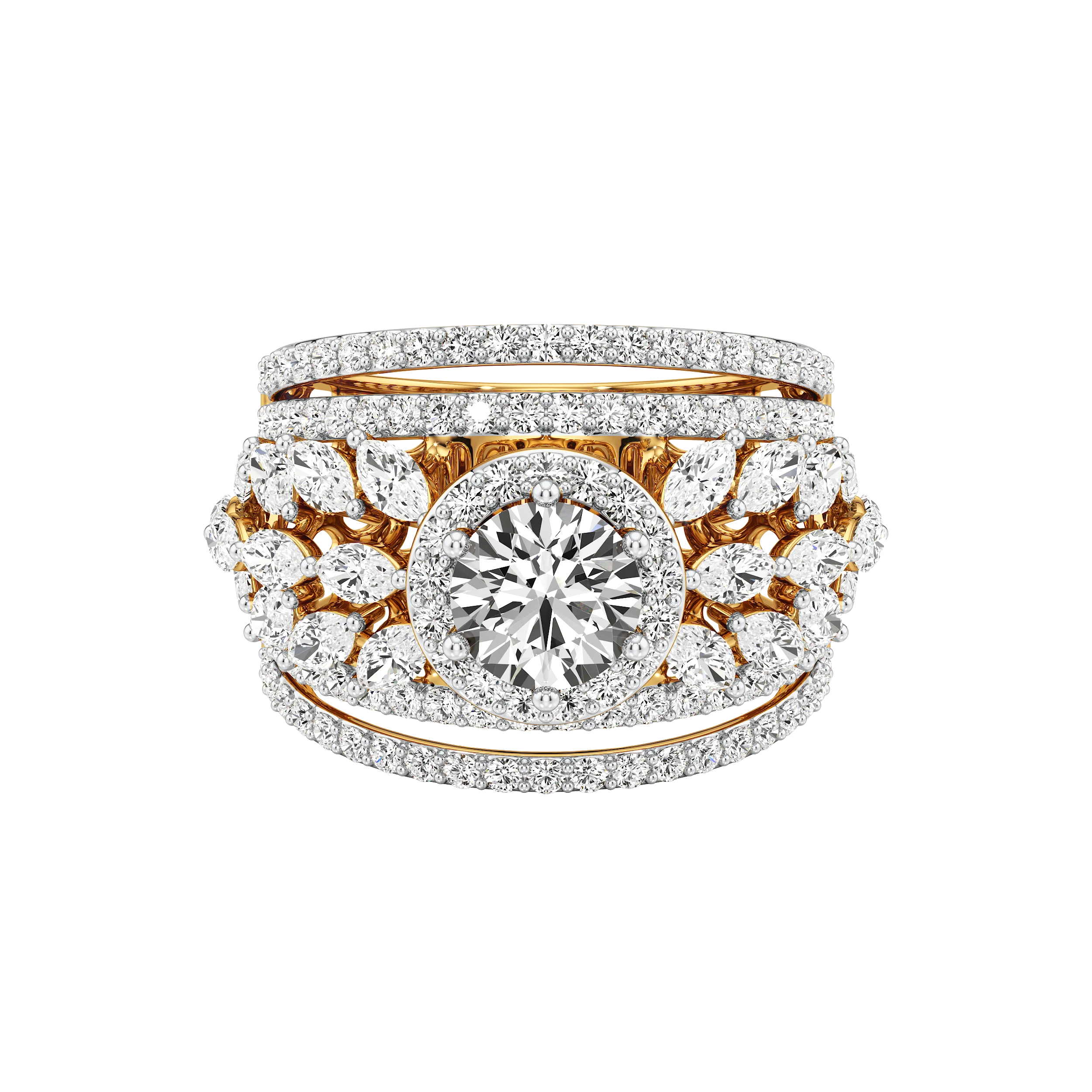 Majestic Radiance Cocktail Ring 2