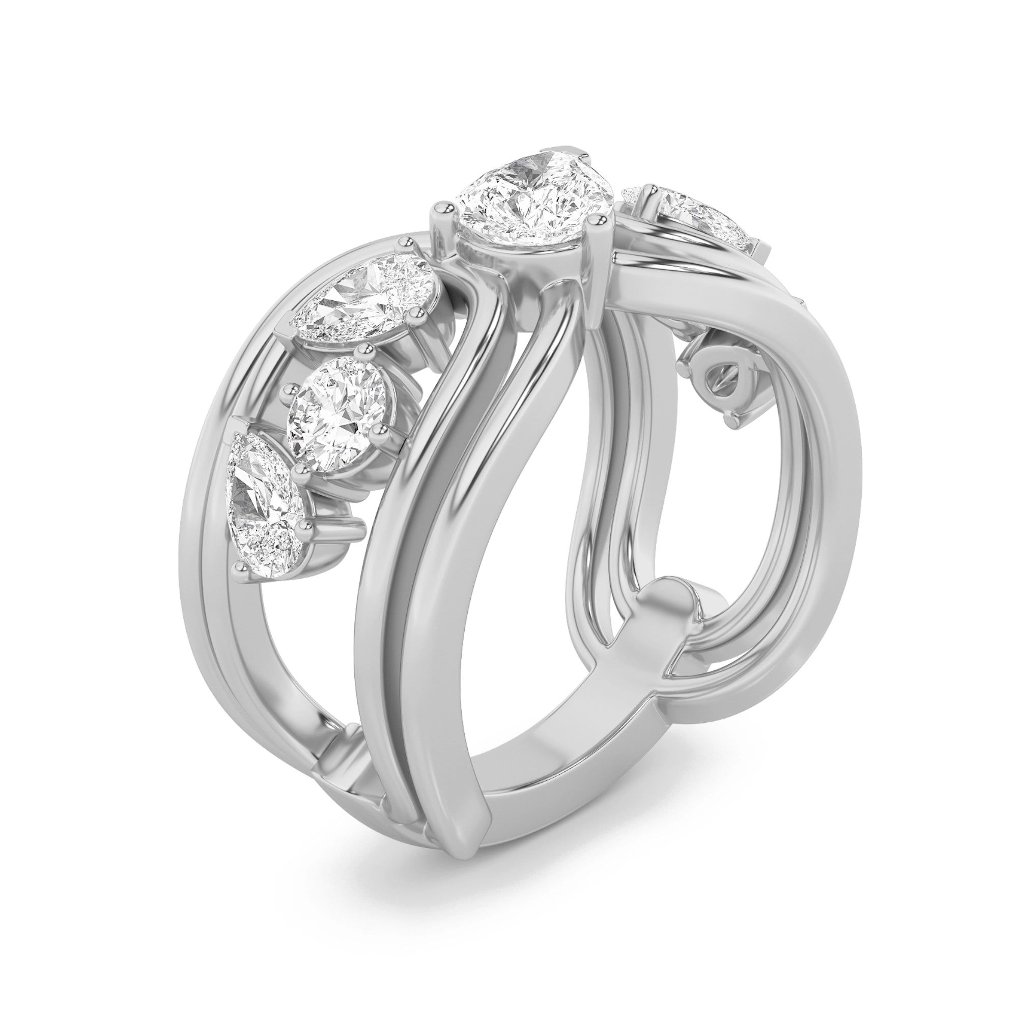 Stellar Five Cocktail Ring 5