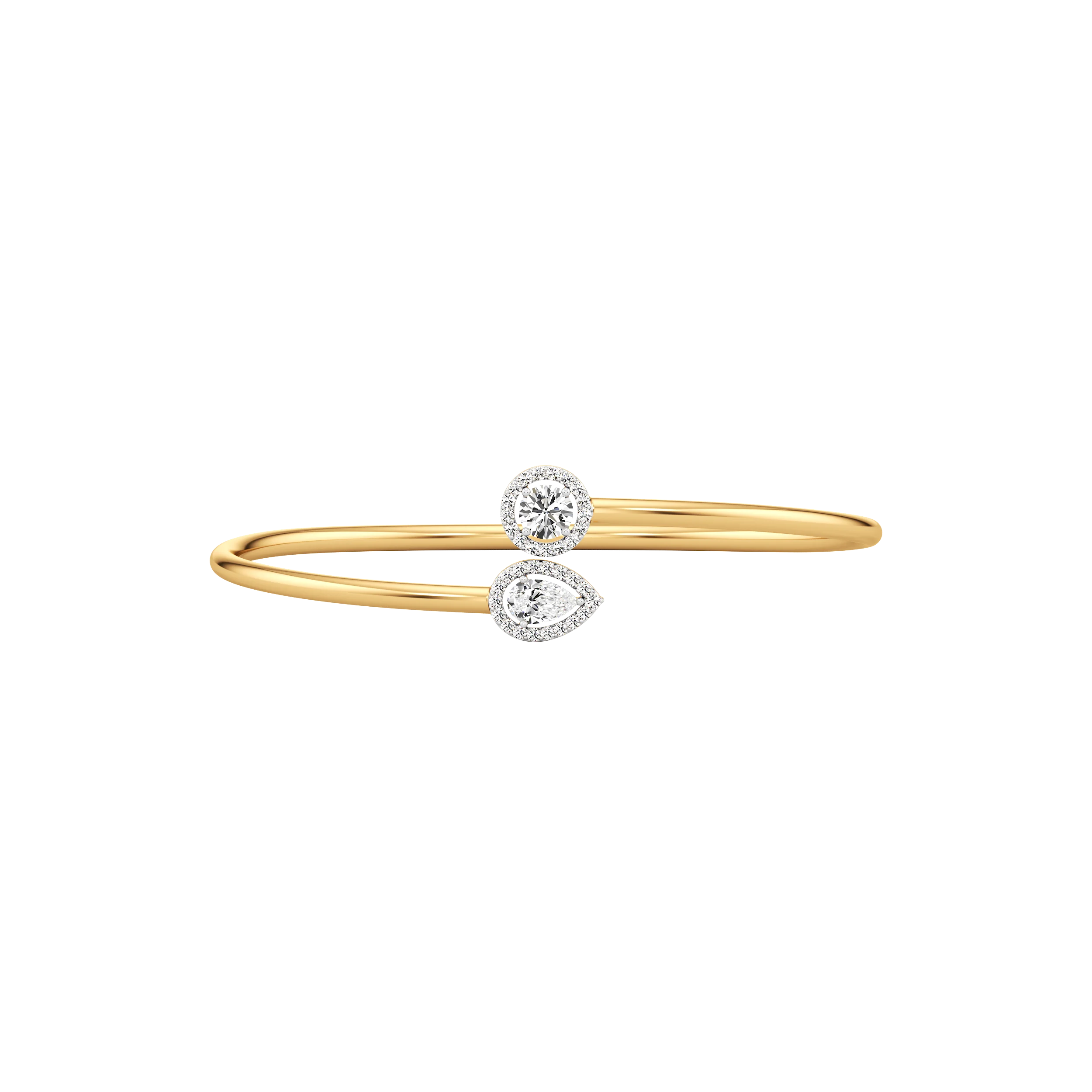 Dual Glow Diamond Bangle