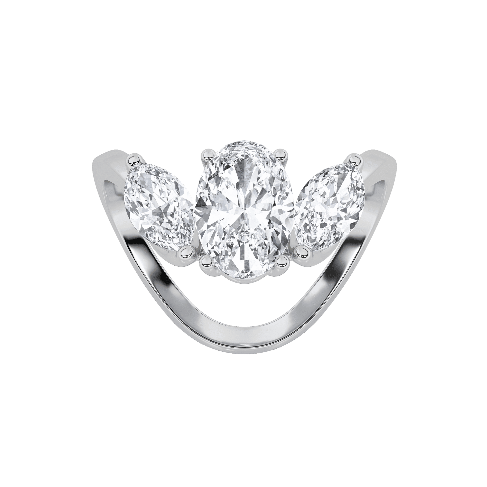 Graceful Curve Vanki Ring 4